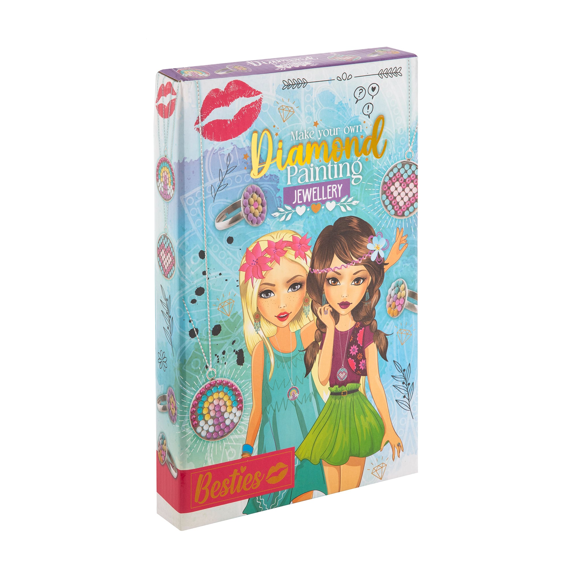 Набір для створення прикрас Besties Diamond Painting Jewerly, від 6 років, 26*17 см (6337641)