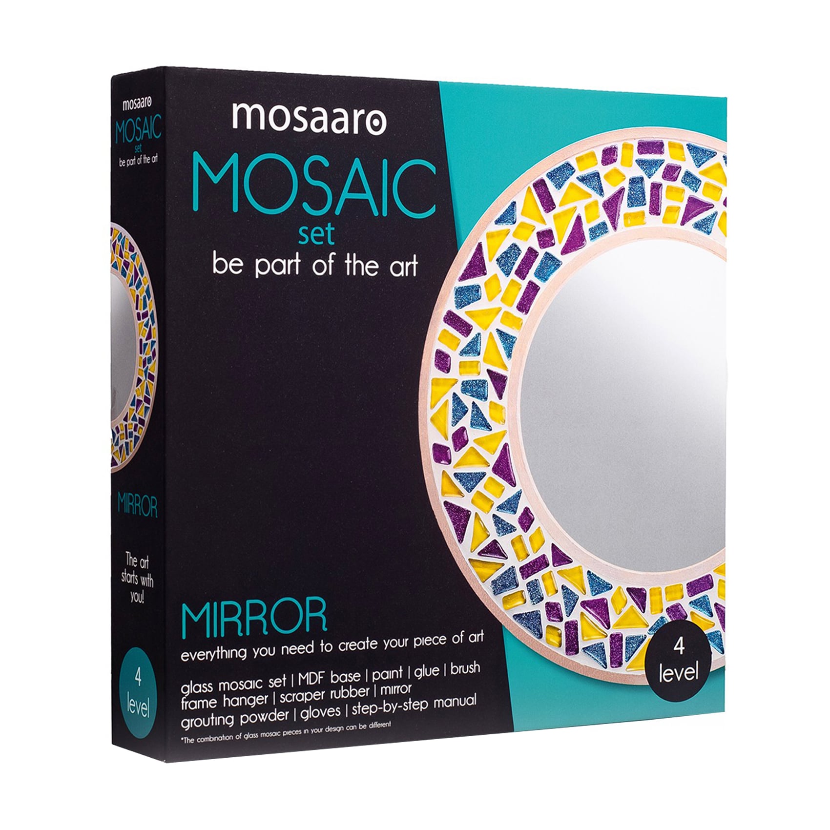 Набір для створення скляної мозаїки Mosaaro Дзеркало, 30 см (MA4004)