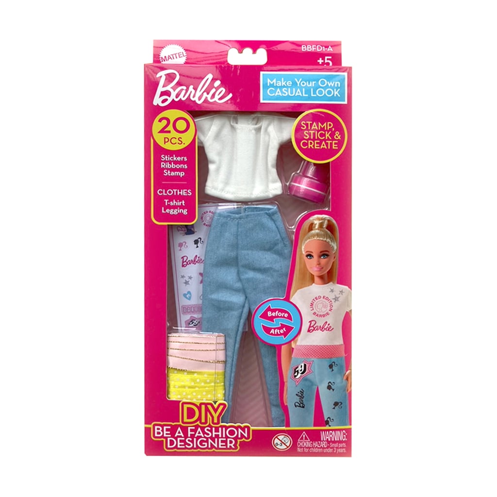 Набір для стилізації одягу Barbie Кежуал-стиль, від 5 років, 20 елементів (BBFD1-A)