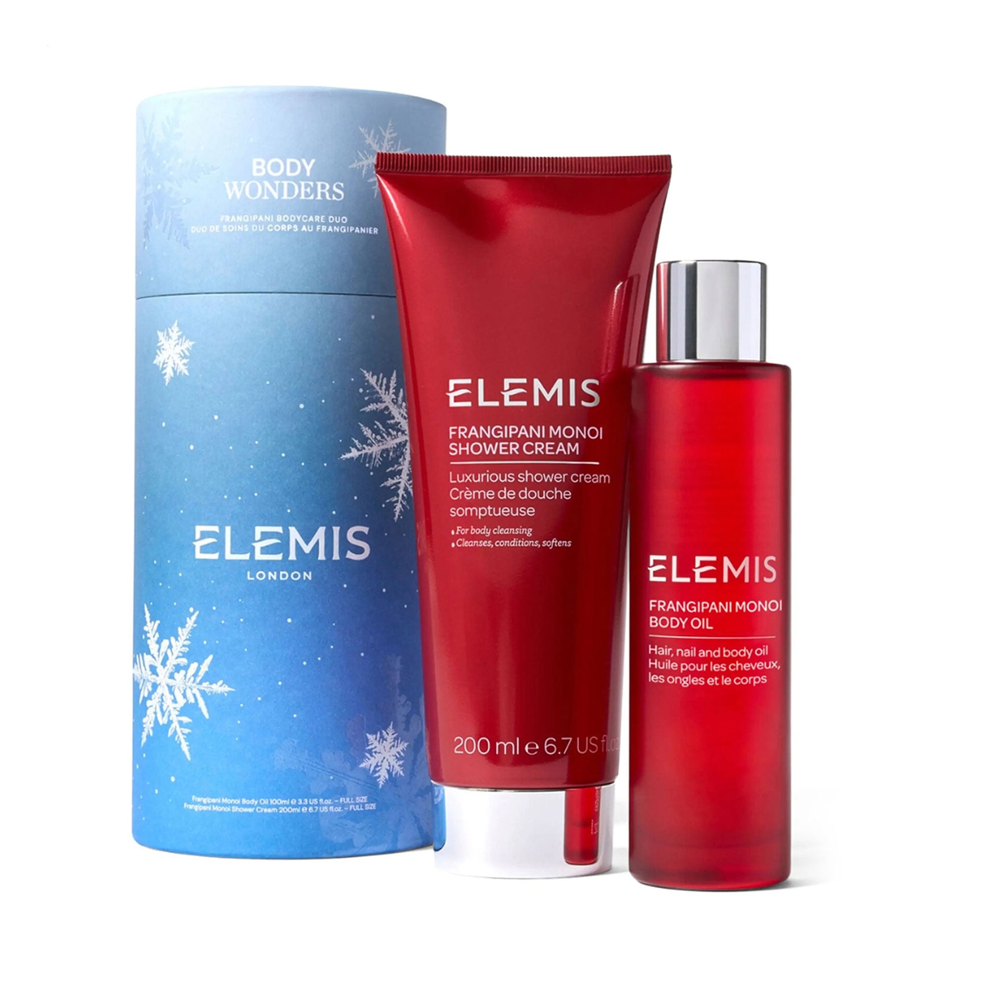Набір для тіла Elemis Frangipani Monoi Body Wonders (крем для душу, 200 мл + олія для тіла, 100 мл)