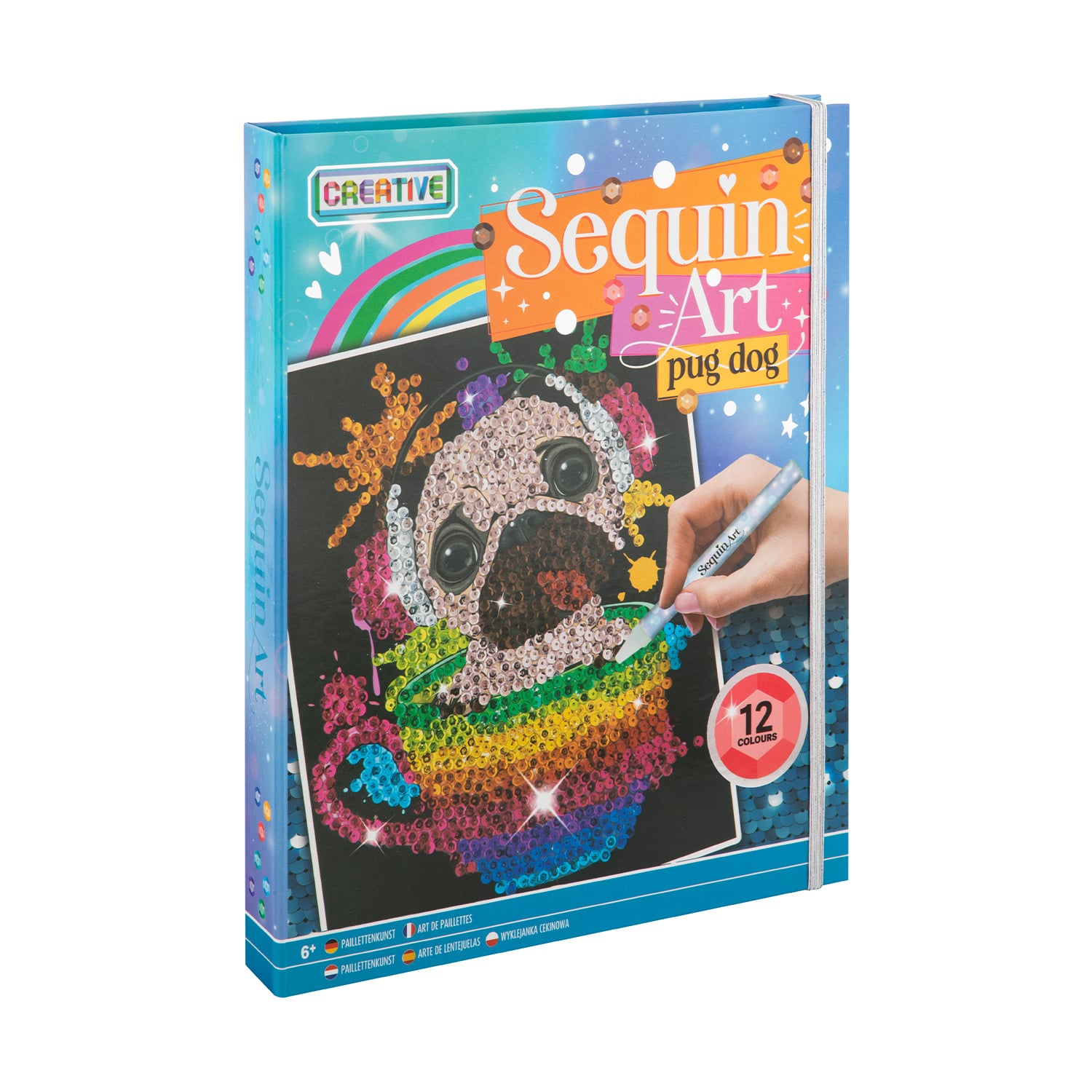 Набір для творчості Grafix Sequin Art Pug Dog від 6 років, 26.5*20*1.5 см (6337580)
