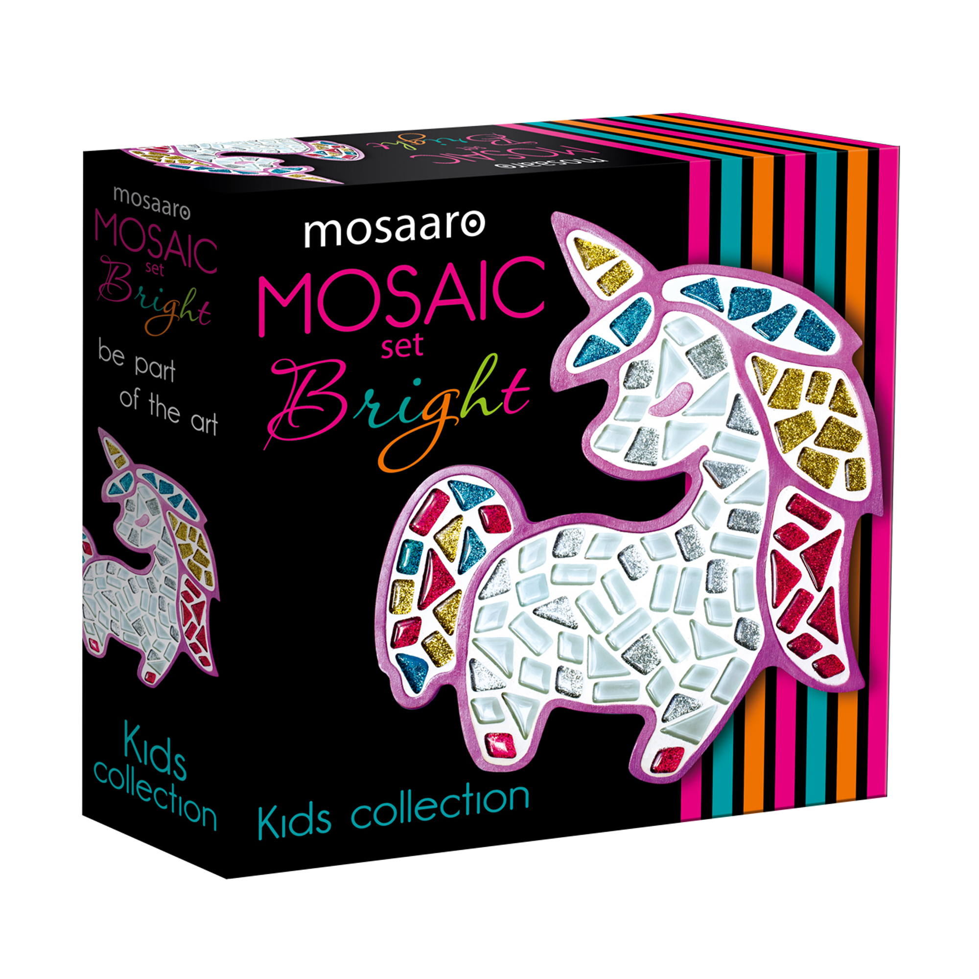 Набір для творчості Mosaaro Скляна мозаїка Єдиноріг, 20*21.5 см, від 7 років (MA7004)