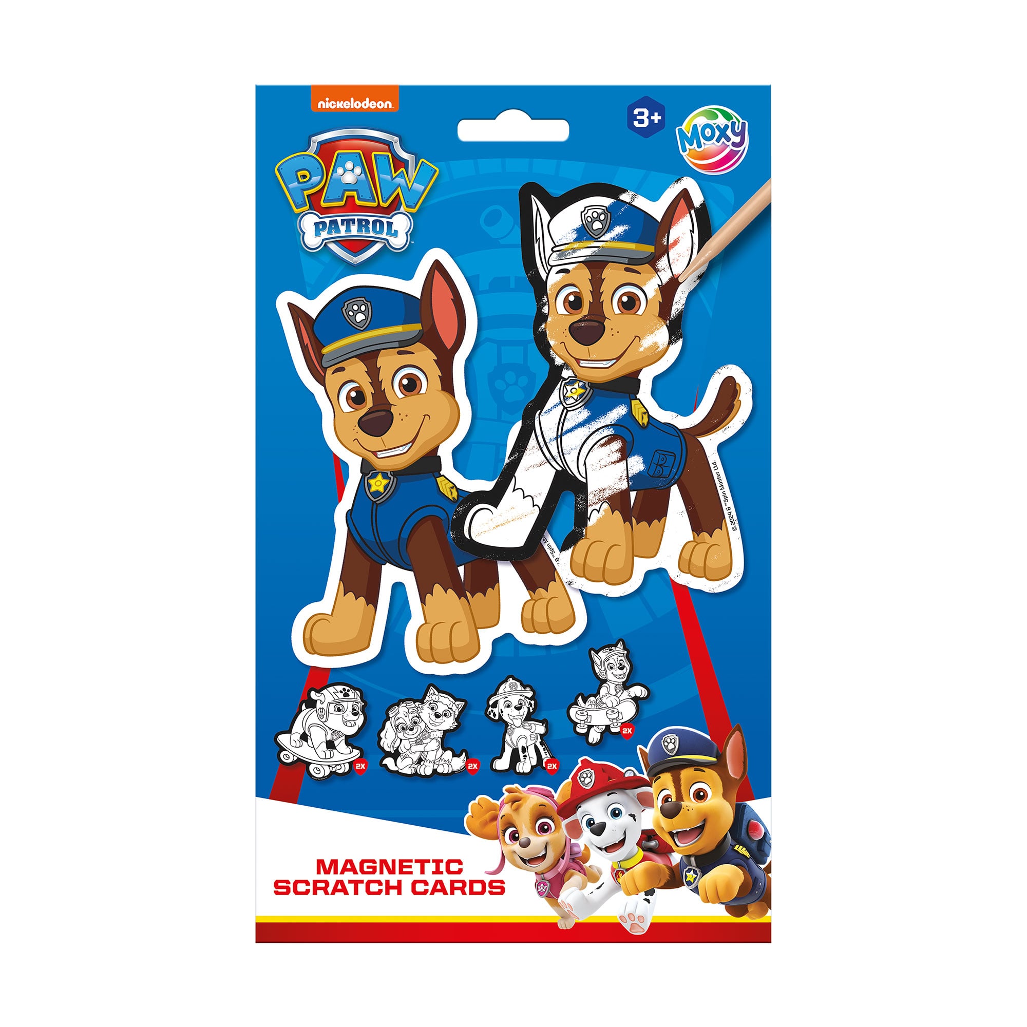 Набір для творчості Moxy Paw Patrol Скретч-магніти, від 3 років, 1*15*25 см, 22 предмети (723351)