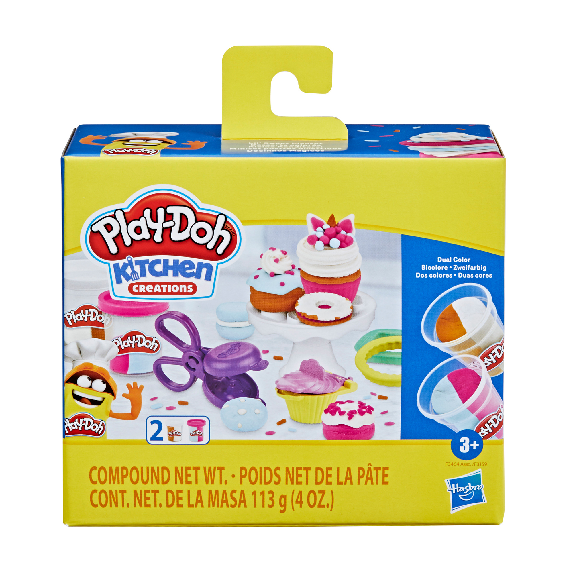 Набір для творчості Play-Doh Kitchen Creations Lil Sweet, від 3 років, 2 баночки (F3159/F3464)