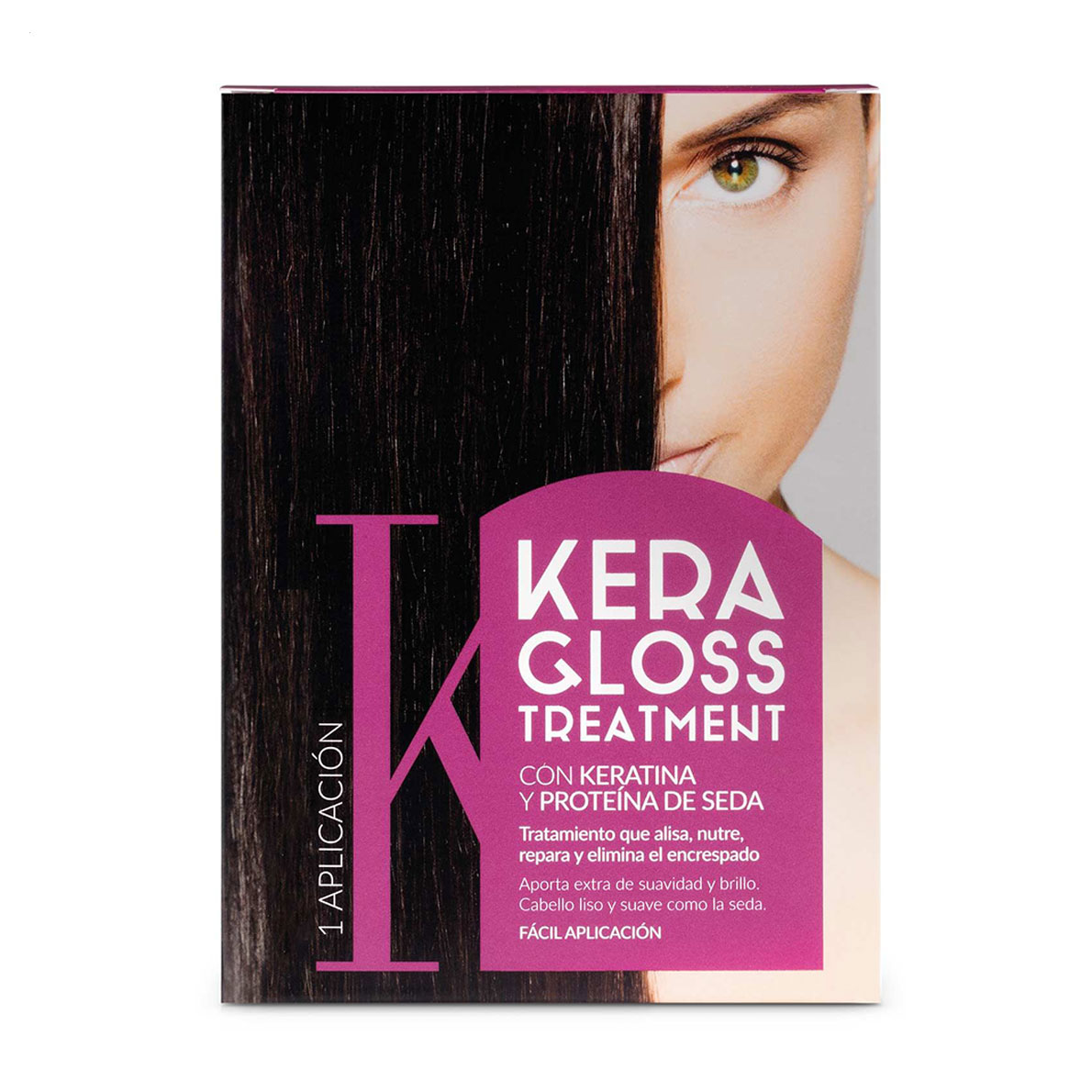 Набір для волосся Glossco Professional Keragloss Treatment (шампунь, 15 мл + маска, 15 мл + шампунь, 15 мл + засіб для випрямлення, 120 мл + пензлик - 1 шт)