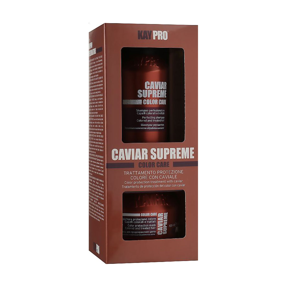 Набір для волосся KayPro Color Care Caviar Supreme (шампунь, 100 мл + маска, 100 мл)