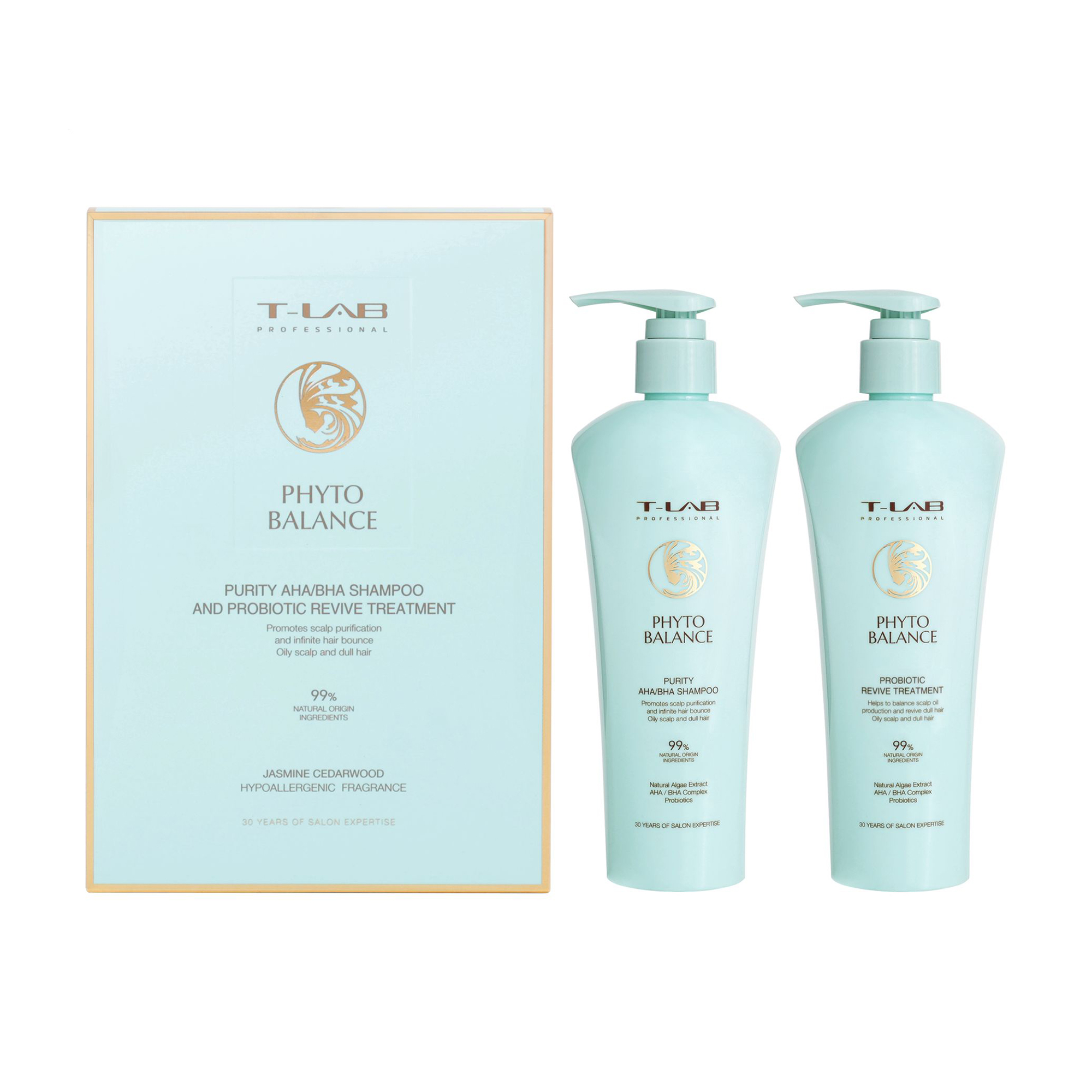 Набір для волосся T-LAB Professional Phyto Balance (шампунь, 300 мл + маска, 300 мл)