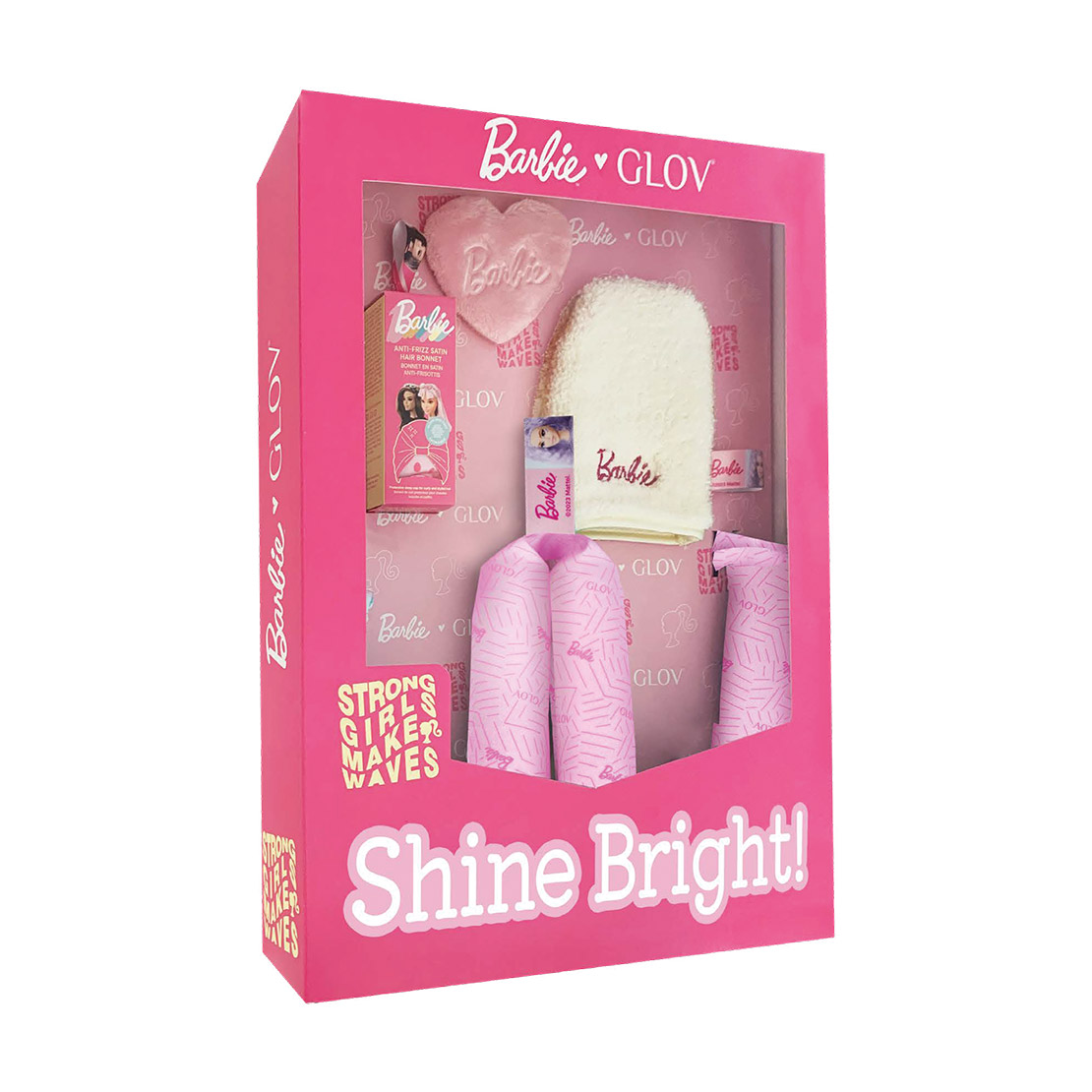 Набір для волосся та обличчя Glov Barbie Shine Bright!, 4 одиниці