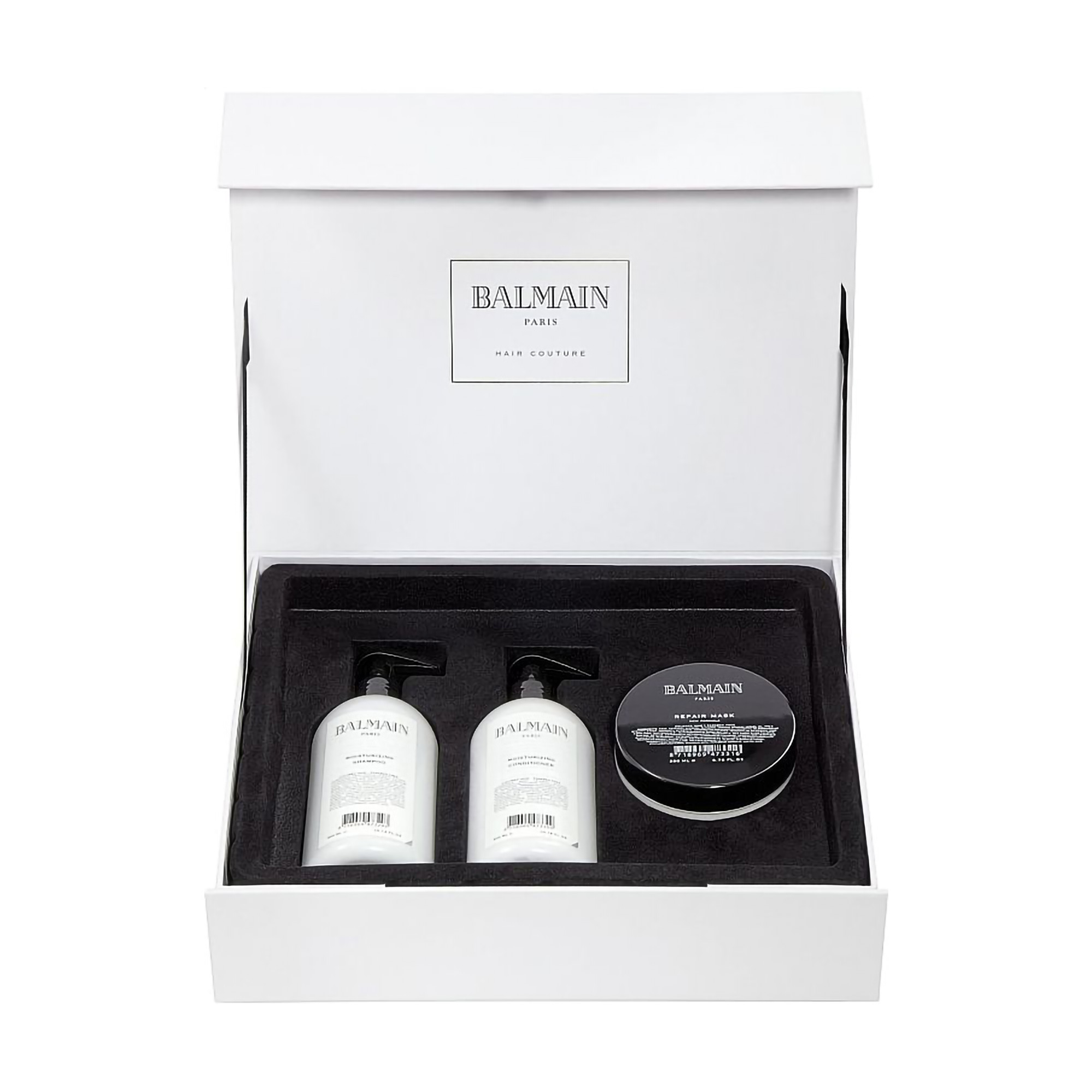 Набір для волосся зволожувальний Balmain Paris Hair Couture Moisturizing Care Set (шампунь, 300 мл + кондиціонер, 300 мл + маска, 200 мл)