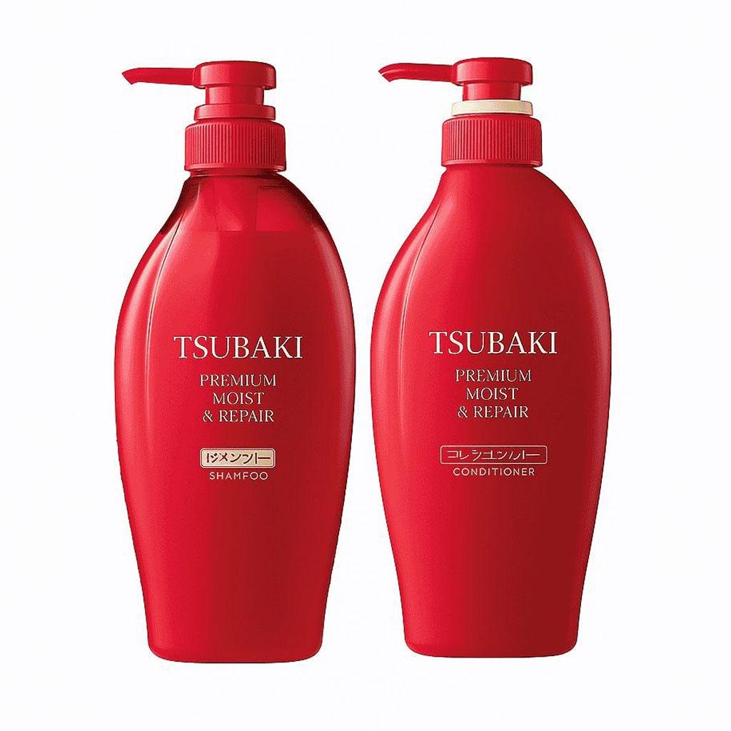 Набір для зволоження та відновлення волосся Shiseido Tsubaki Premium Moist &amp; Repair Kit (шампунь, 450 мл + кондиціонер, 450 мл)