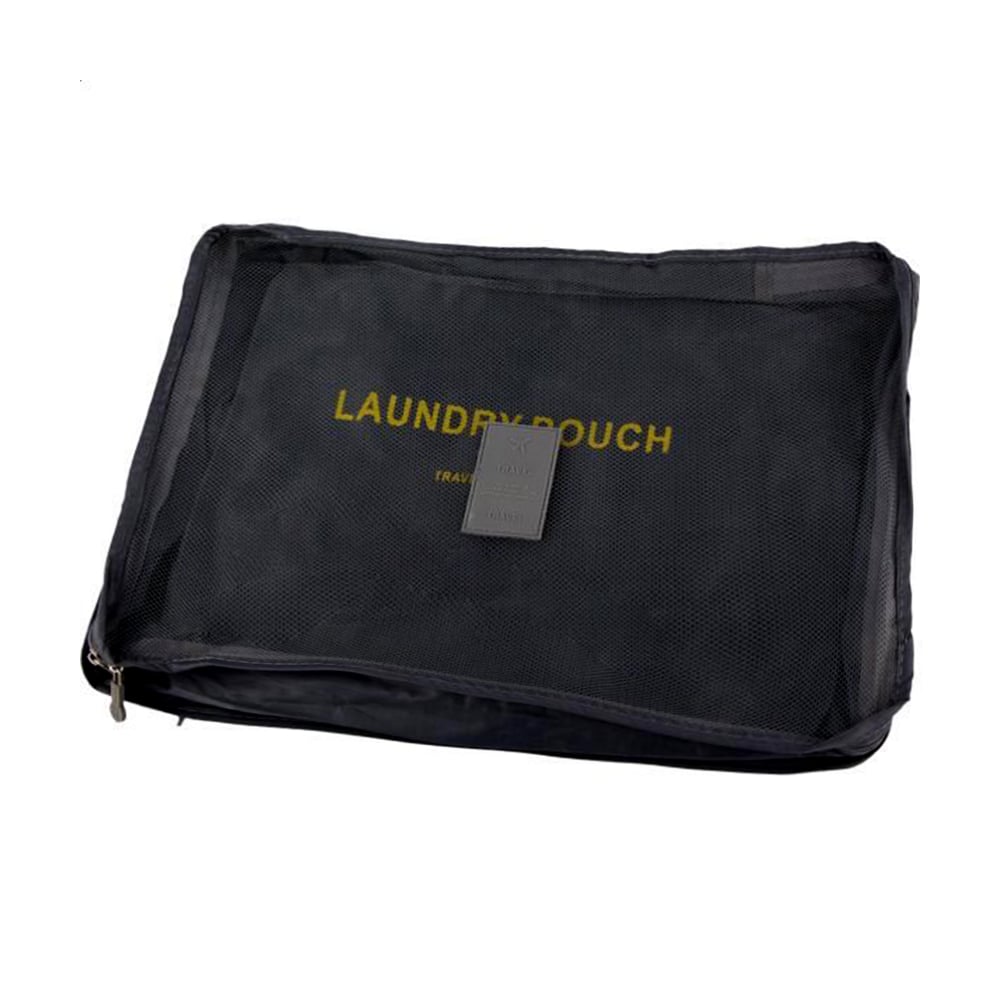 Набір дорожніх органайзерів Cosmo Shop Travel Organizer Bag Set, Black, 7 шт (CS0001)