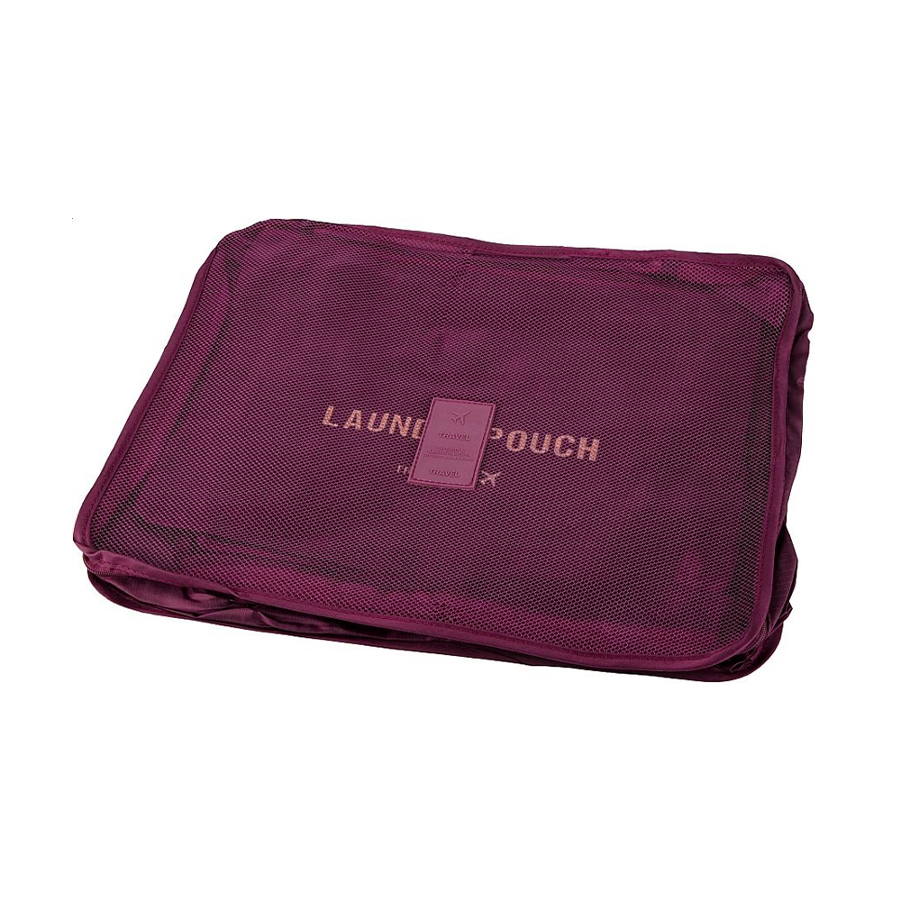 Набір дорожніх органайзерів Cosmo Shop Travel Organizer Bag Set, Red Wine, 7 шт (CS0007)