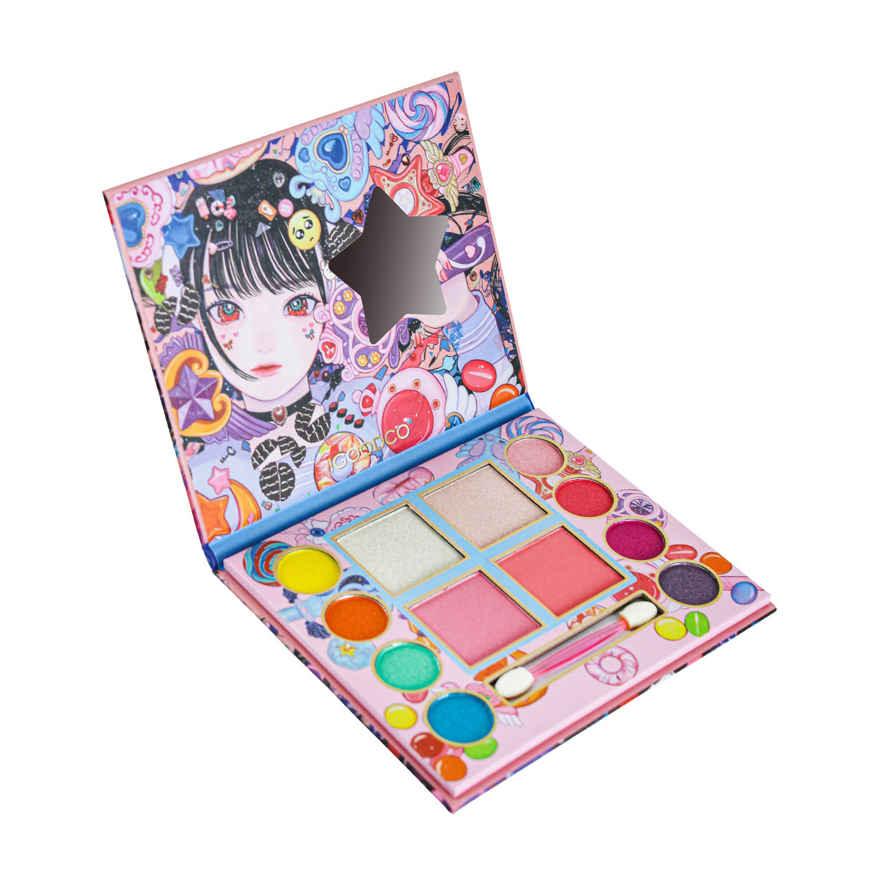Набір дитячої декоративної косметики Igoodco 12 Color Eye &amp; Face Palette, від 5 років (IG2943)