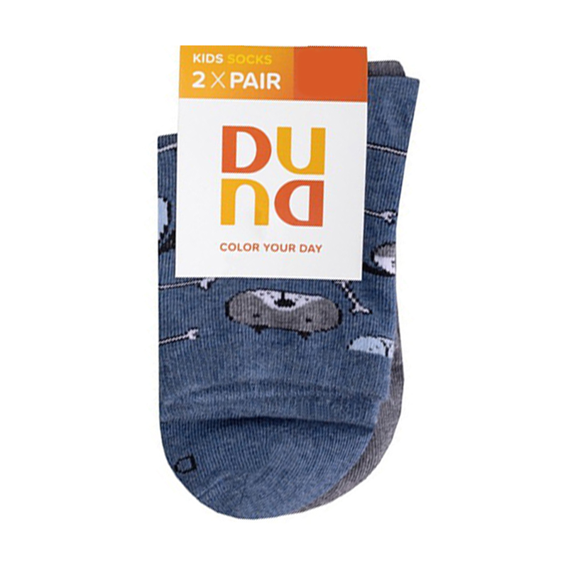 Набір дитячих шкарпеток Duna 1583 джинс, розмір 18-20, 2 пари