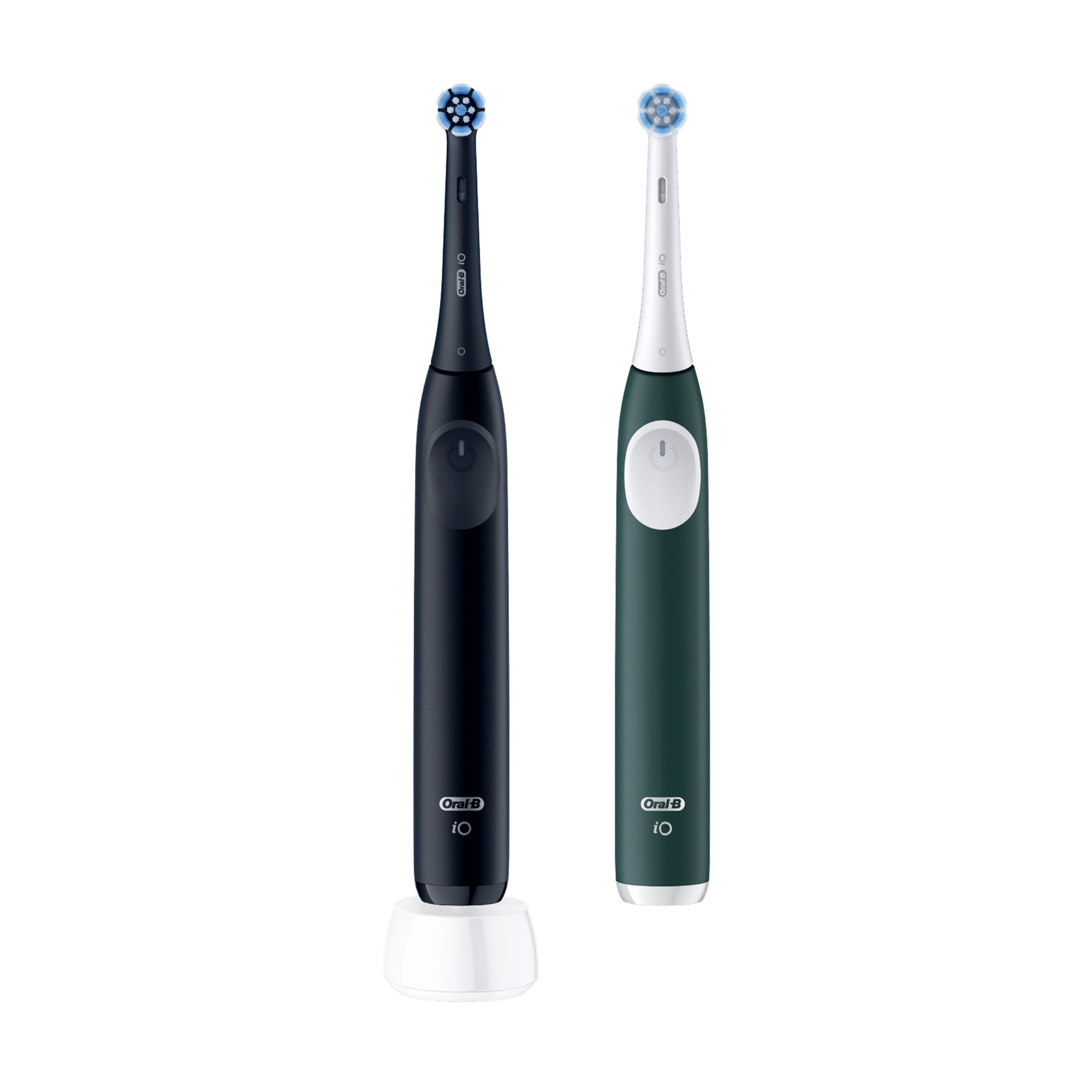 Набір електричних зубних щіток Oral-B iO Series 2 Clean &amp; Care (ультрачорна, 1 шт + лісово-зелена, 1 шт)