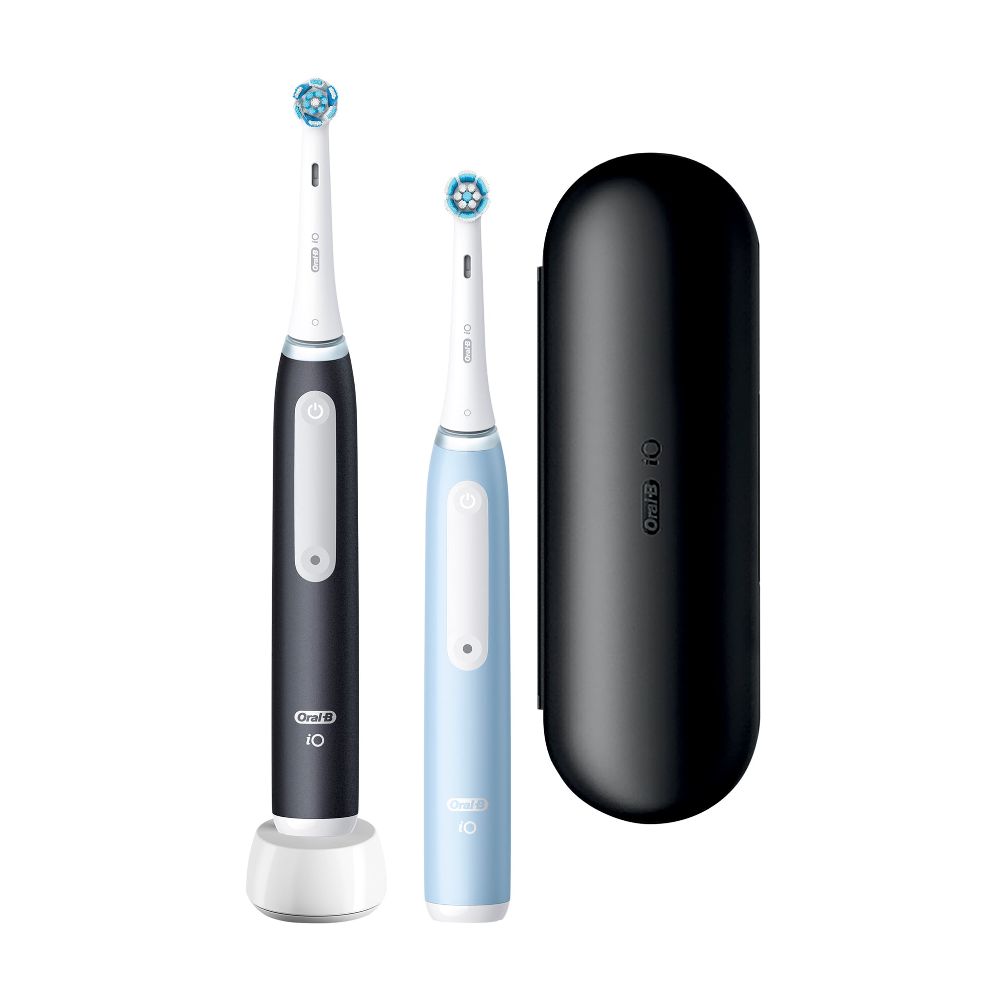 Набір електричних зубних щіток Oral-B iO3 чорна та блакитна + футляр
