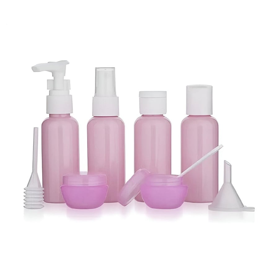 Набір флаконів для подорожей Cosmo Shop Travel Kit, 10 предметів (CS1003)