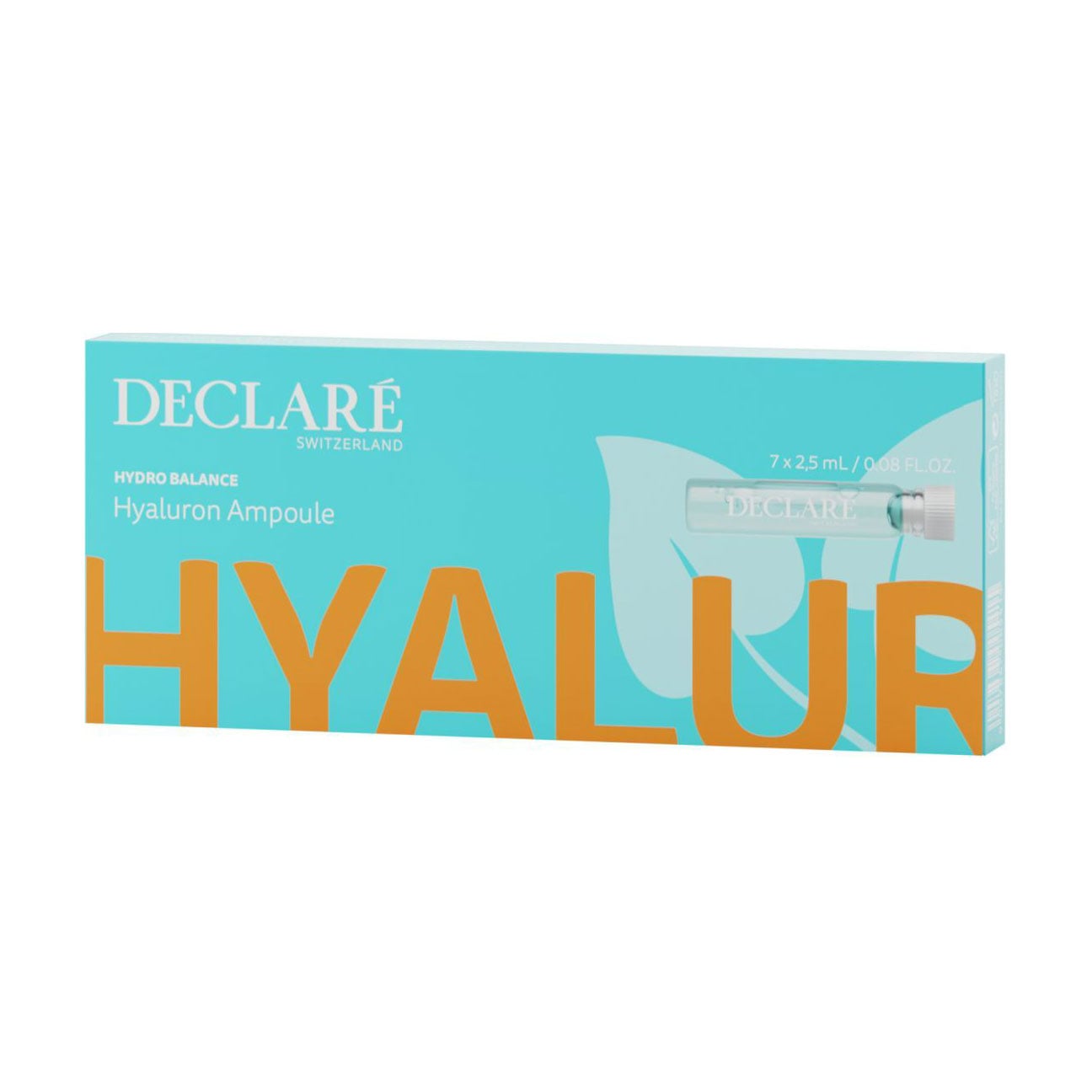Набір гіалуронових ампул для обличчя Declare Hydro Balance Hyaluron Ampoule, 7*2.5 мл