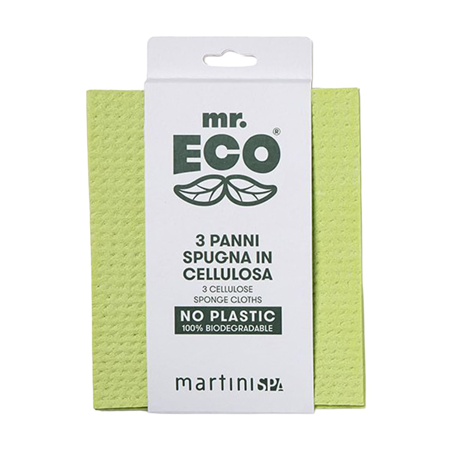 Набір губок-серветок MARTINI SPA Mr. Eco Cellulose Sponge Cloths, 3 шт