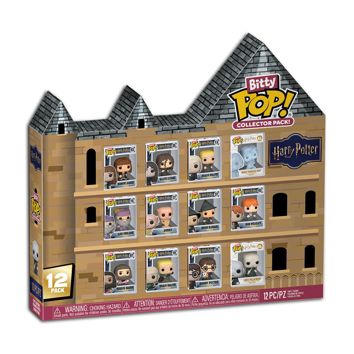 Набір ігрових фігурок Funko Bitty POP! Гаррі Поттер, 2.3 см, від 3 років, 12 фігурок (92219)