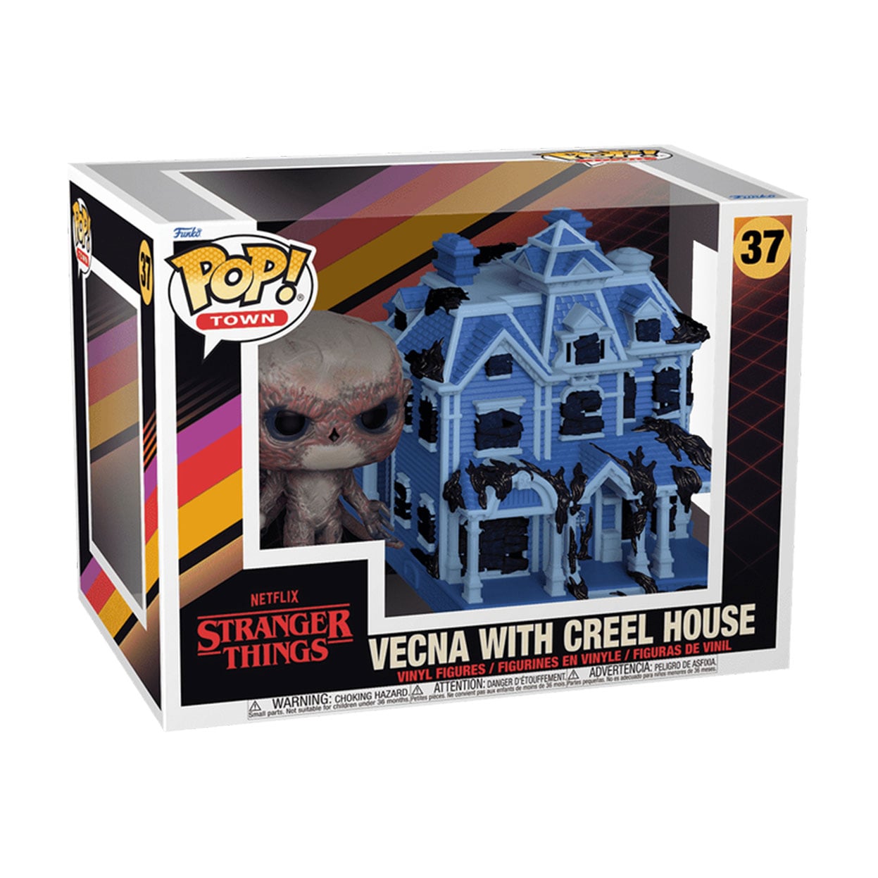 Набір ігрових фігурок Funko Pop! Town серії Дивні Дива Векна з будинком Кріла, від 3 років, 2 шт (72133)