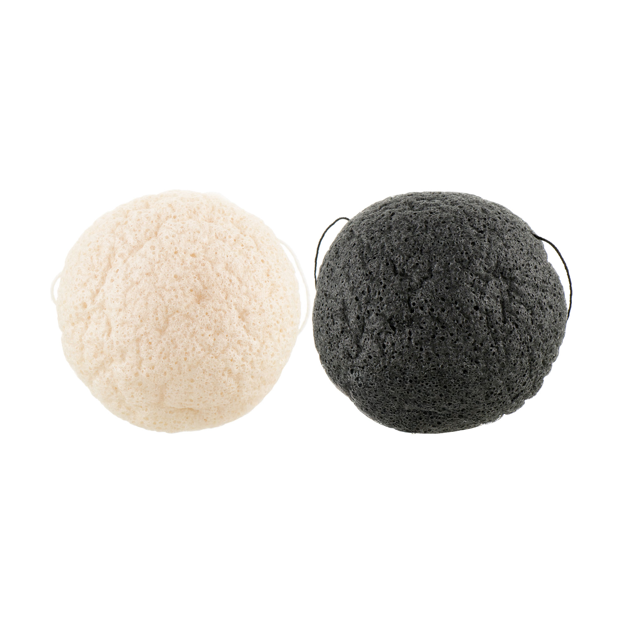 Набір конжакових спонжів Cosmo Shop Konjac Sponge міні, напівм'ячик, 2 шт (CS035)