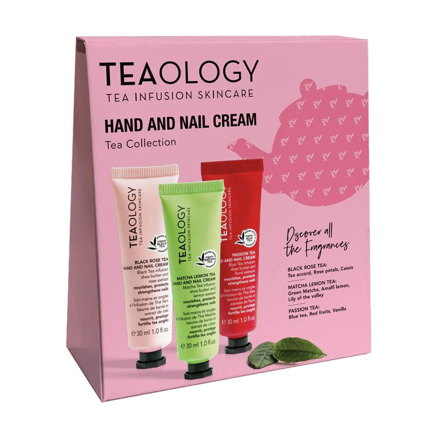 Набір кремів для рук Teaology Tea Collection Hand And Nail Cream, 3*30 мл