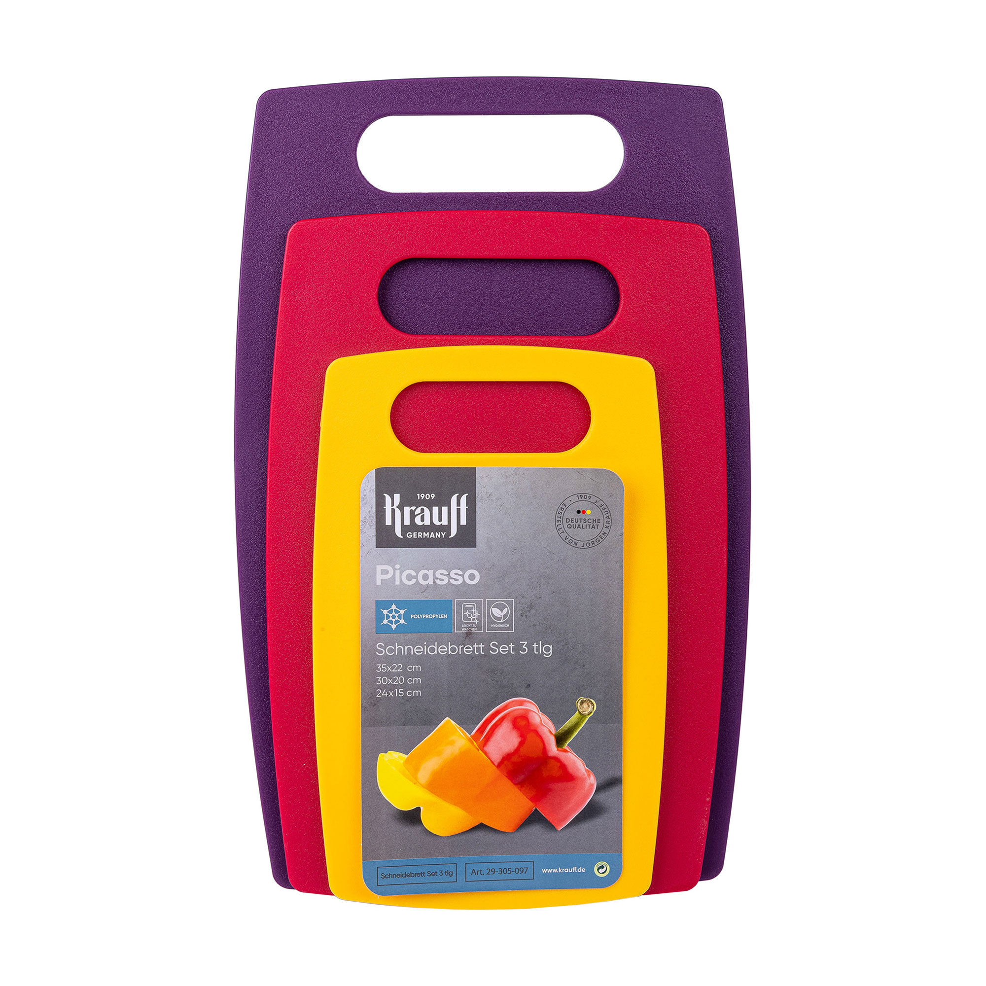 Набір кухонних дошок Krauff Picasso, 3 шт (29-305-097)