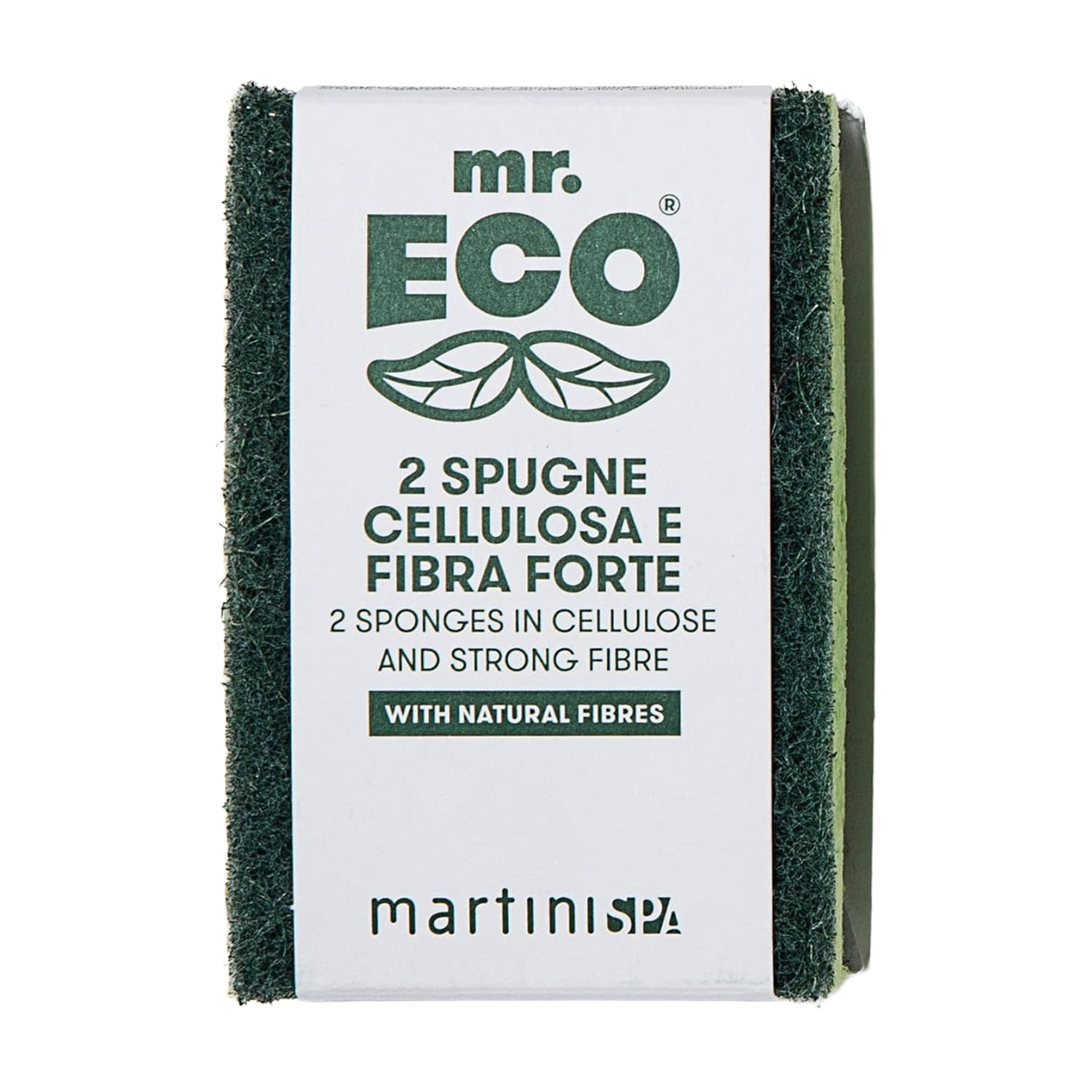 Набір кухонних губок MARTINI SPA Mr. Eco Sponges In Cellulose And Strong Fibre, 2 шт