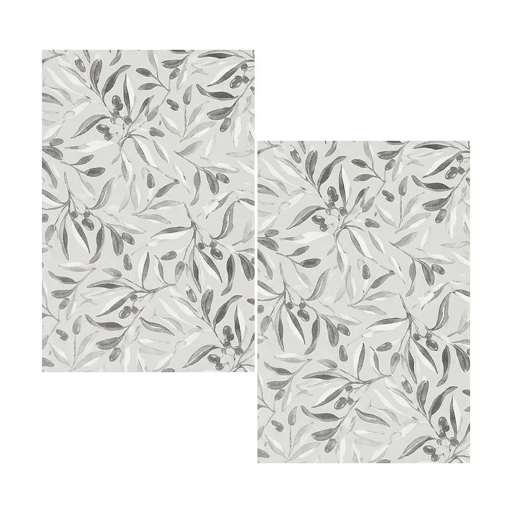 Набір кухонних рушників Ardesto Grey Leaves сірі, 38*63 см, 2 шт (ART3863GL)