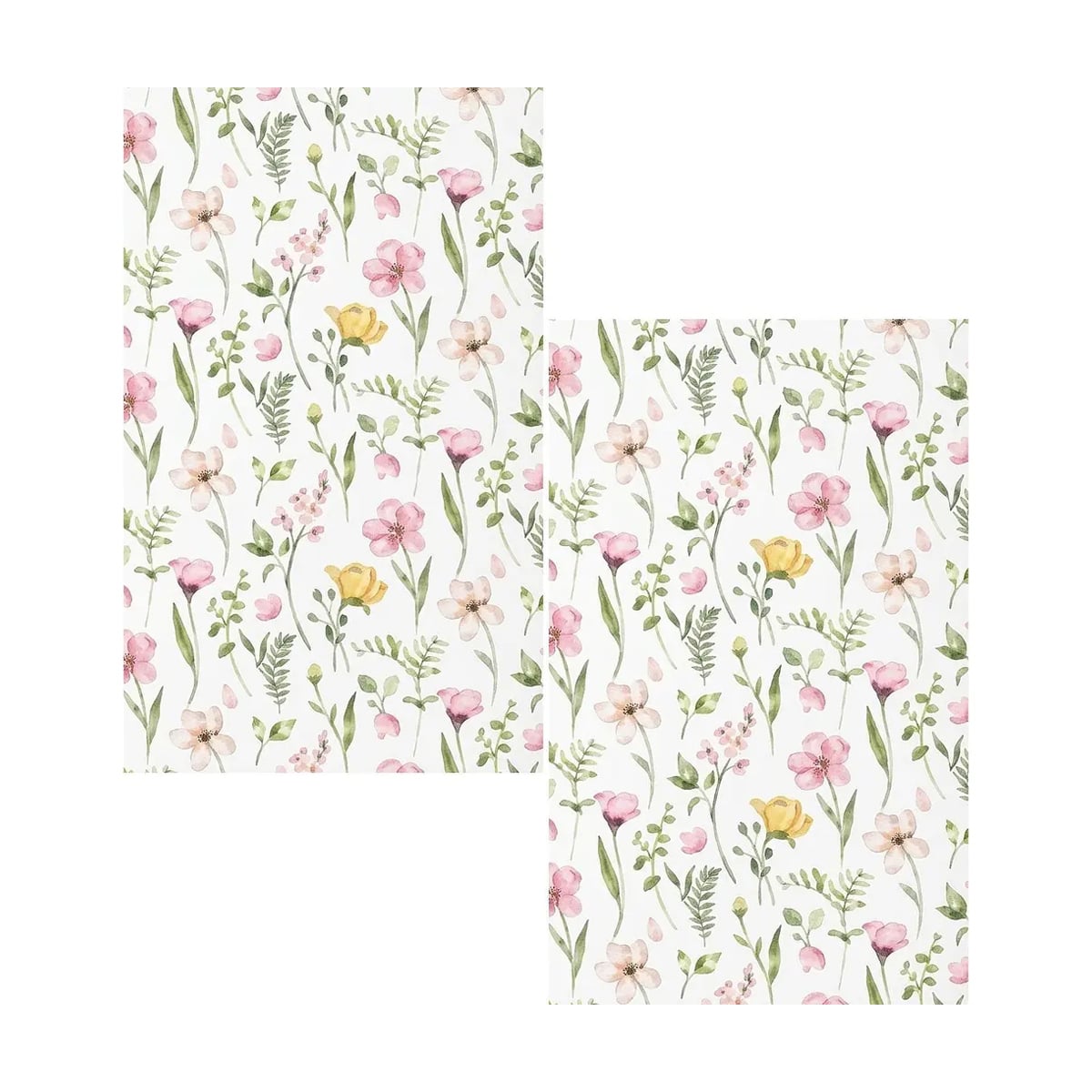 Набір кухонних рушників Ardesto Spring Flowers білі, 38*63 см, 2 шт (ART3863FL)