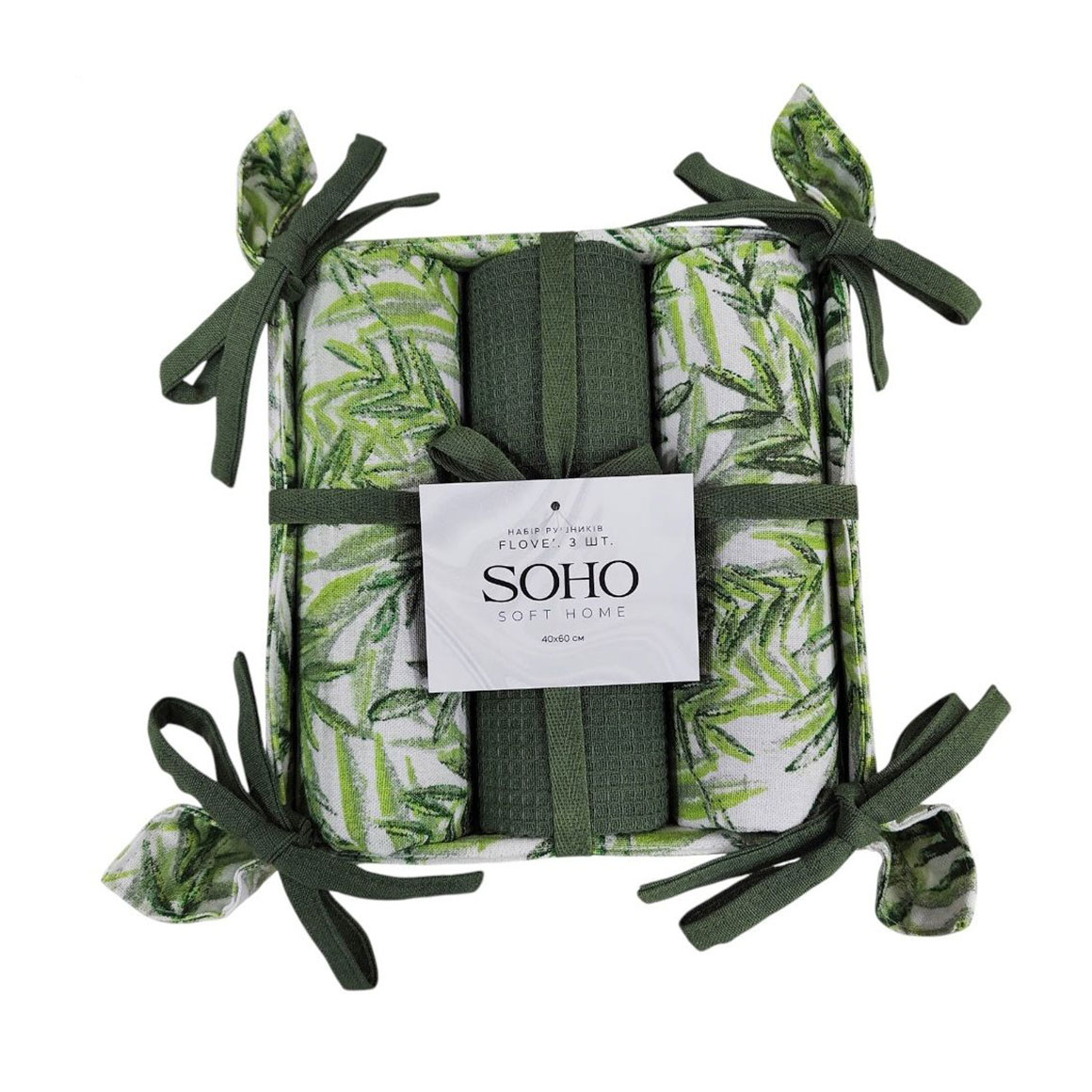 Набір кухонних рушників Soho Flover, 40*60 см, 3 шт (7053734)