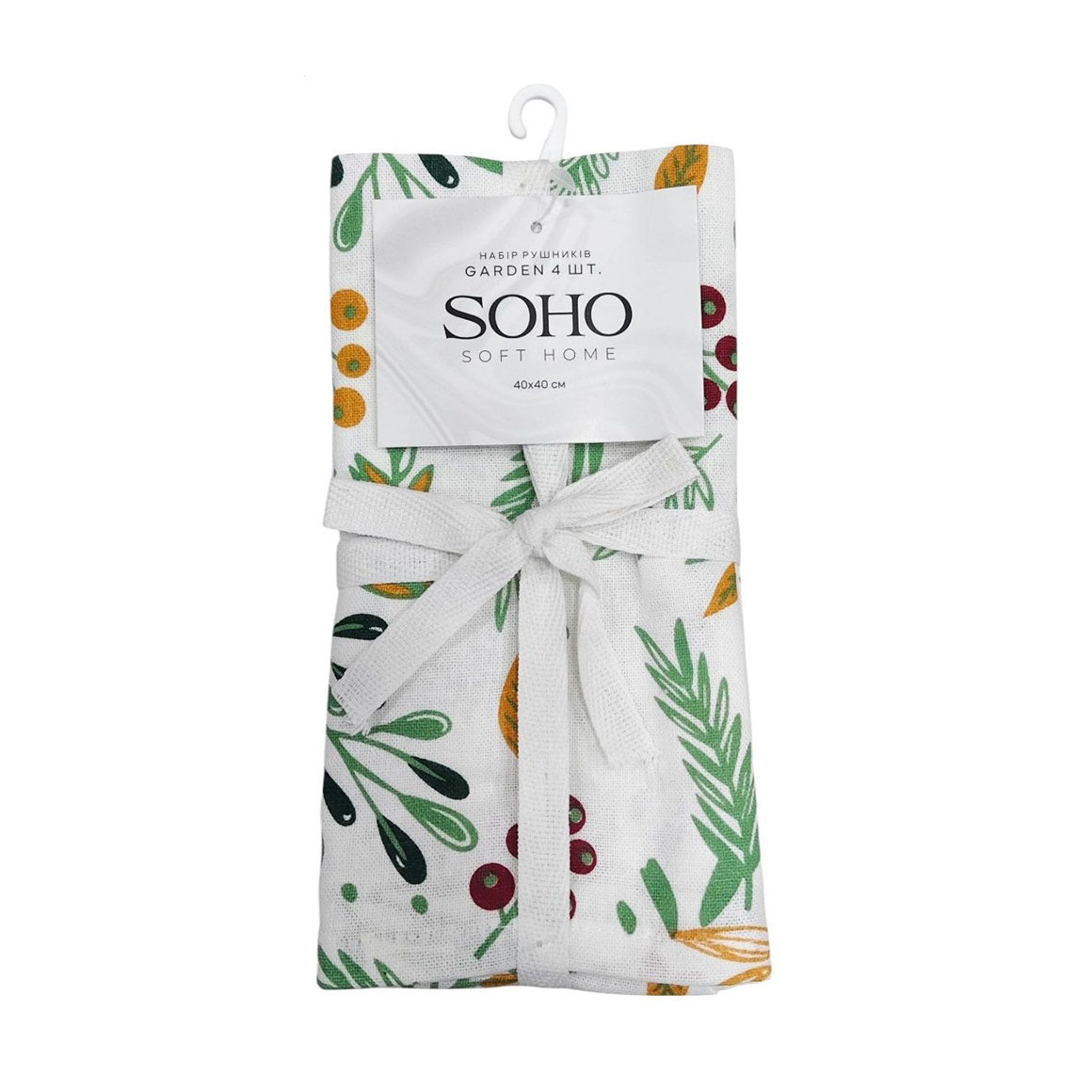 Набір кухонних рушників Soho Garden, 40*40 см, 4 шт (7053763)