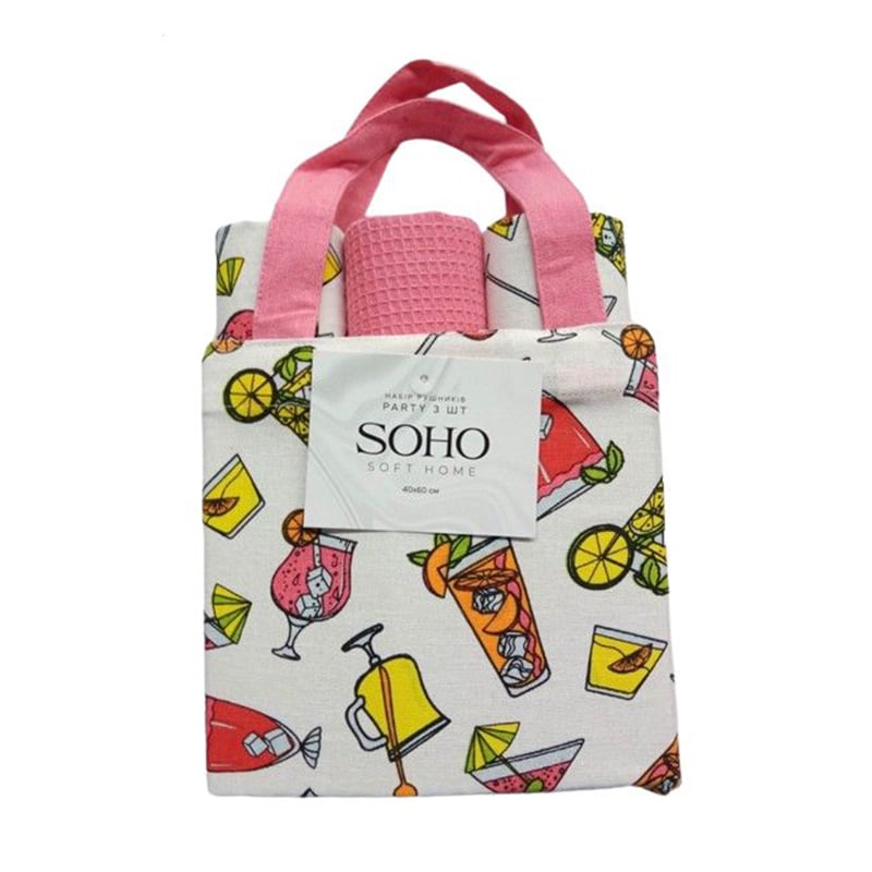 Набір кухонних рушників Soho Party, 40*60 см, 3 шт (6980448)