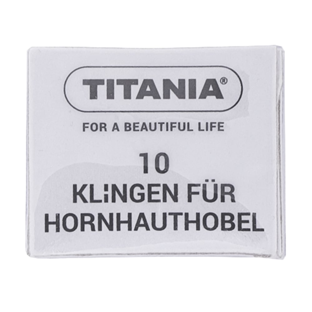 Набір лезів педикюрних Titania, 10 шт (3100)