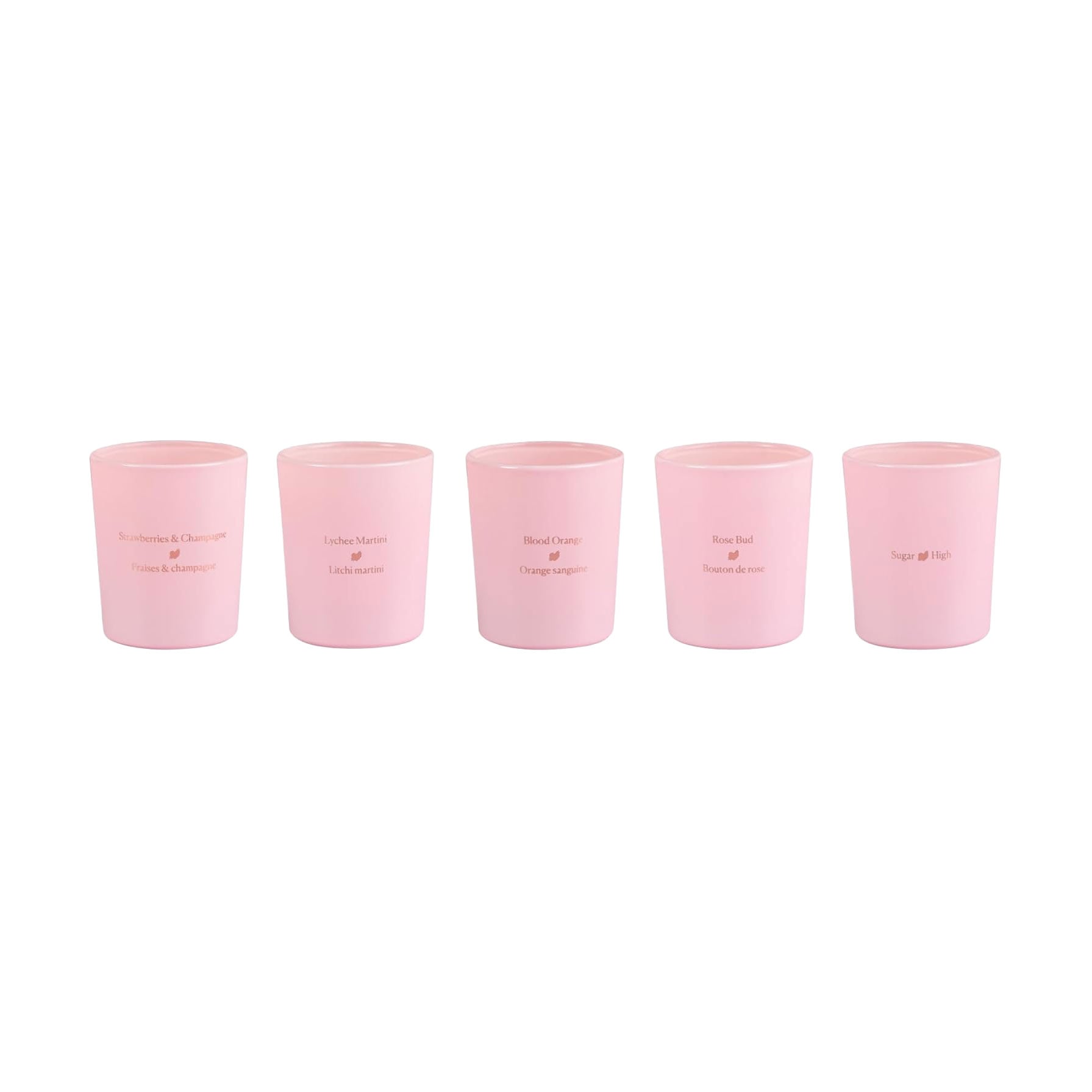 Набір масажних свічок HighOnLove Mini Massage Candles Collection, 5*35 г