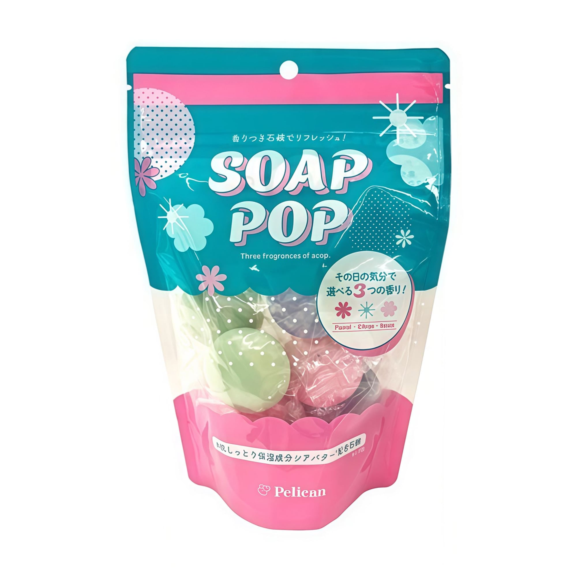 Набір мила Pelican Soap Pop Асорті з 3-х видів, 9*15 г