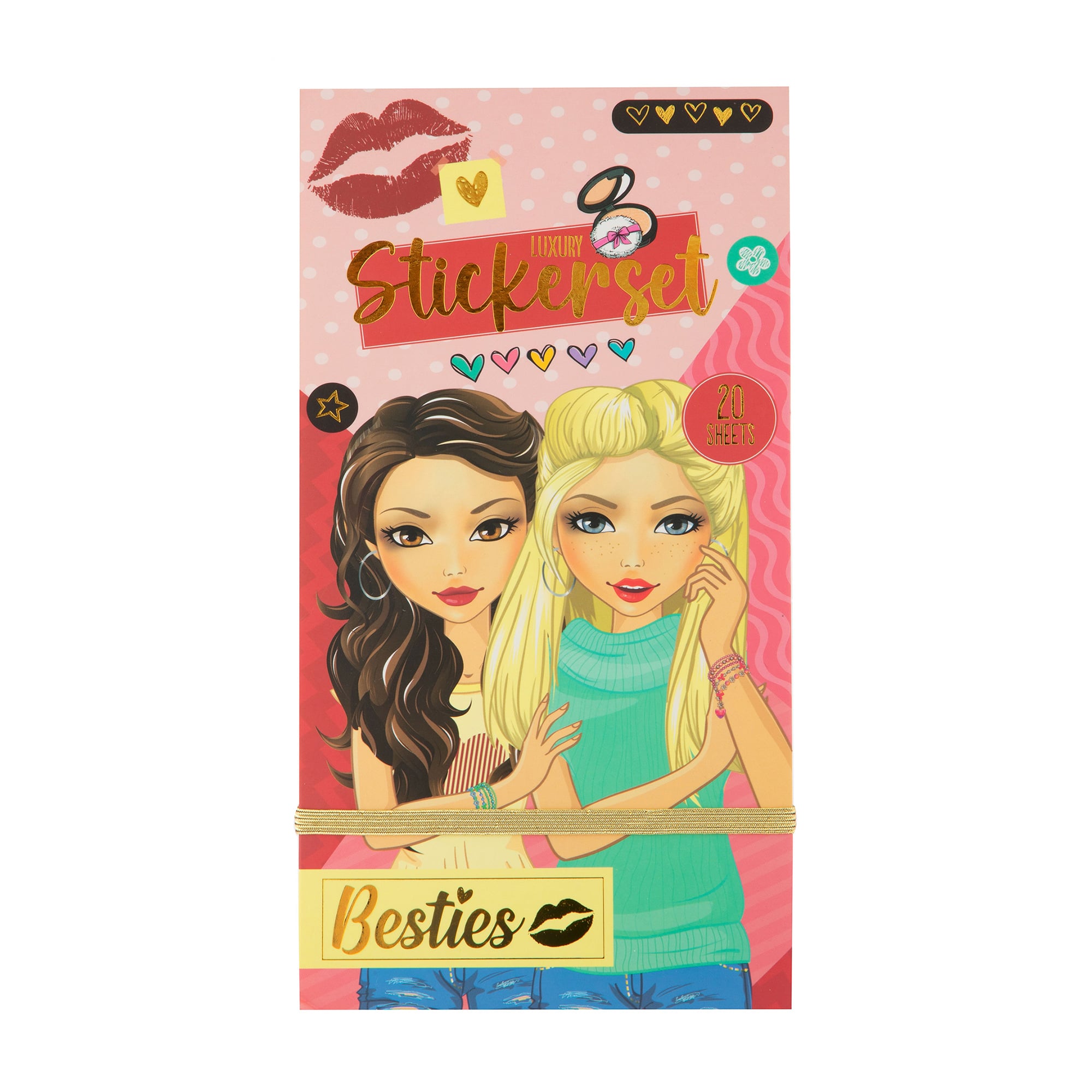 Набір наліпок Besties Stickerset, 20 аркушів, від 3 років, 23*12*0.5 см (140032)