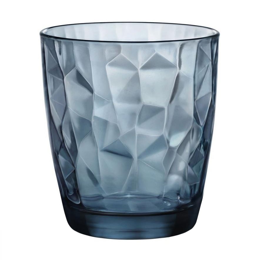 Набір низьких склянок Bormioli Rocco Diamond Ocean Blue, 6*305 мл