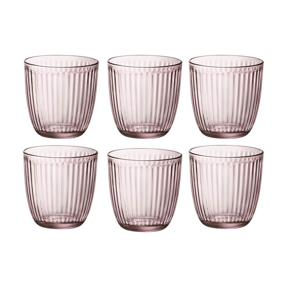 Набір низьких склянок Bormioli Rocco Line Lilac Rose, 6*290 мл (580501VNA021990)