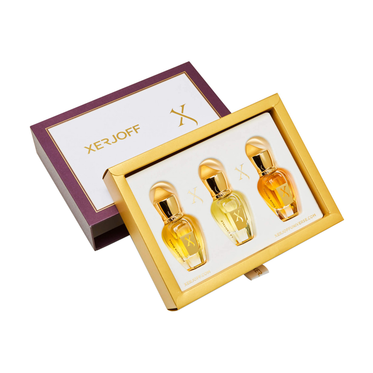 Набір парфумованої води унісекс Xerjoff Discovery Set IV (Pikovaya Dama Parfum, 15 мл + La Capitale Parfum, 15 мл + More Than Words, 15 мл)