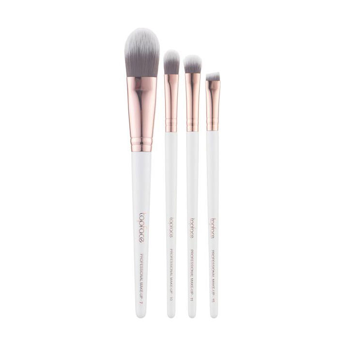 Набір пензлів для макіяжу TopFace Professional Make-Up ST901 (пензель F07, 1 шт + пензель F10, 1 шт + пензель F11, 1 шт + пензель F15, 1 шт)