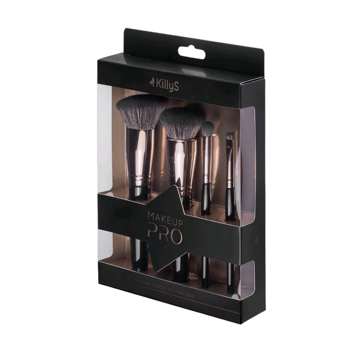 Набір пензликів для макіяжу KillyS Makeup Pro, 4 шт (500256)