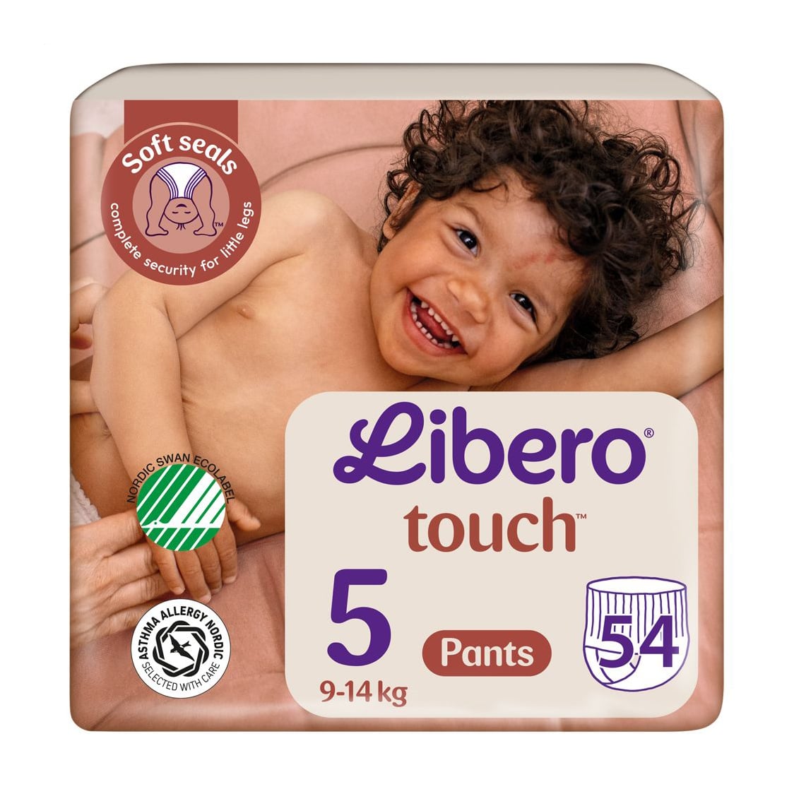 Набір підгузків-трусиків Libero Touch Pants, розмір 5 (9-14 кг), 2*27 шт