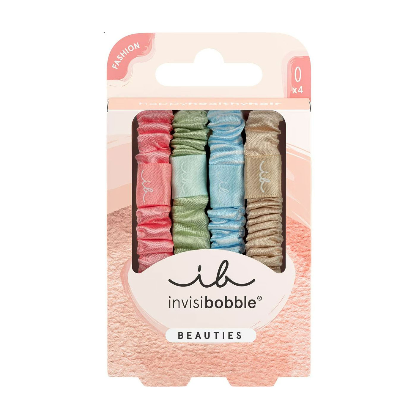 Набір резинок-браслетів для волосся Invisibobble Beauties Satin Sorbet, 4 шт
