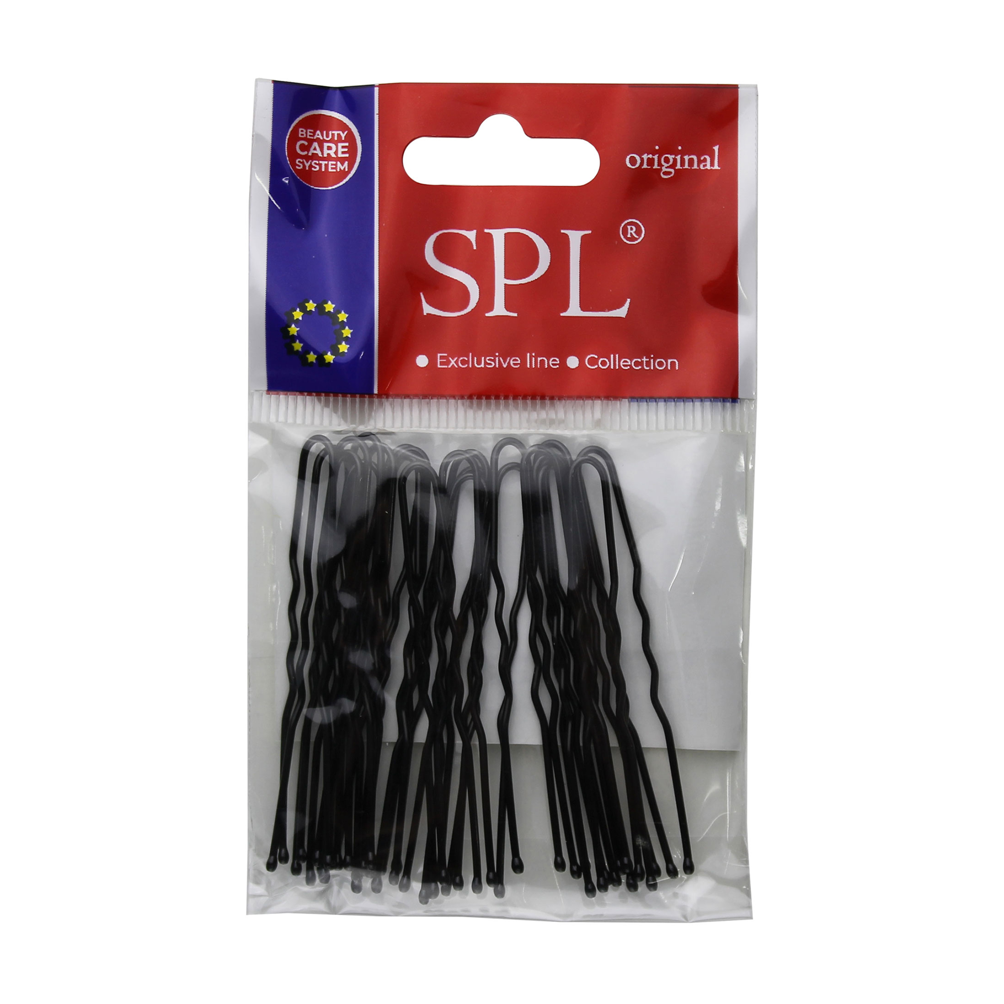 Набір шпильок для волосся SPL чорні, 5.5 см, 24 шт (3040-0055)