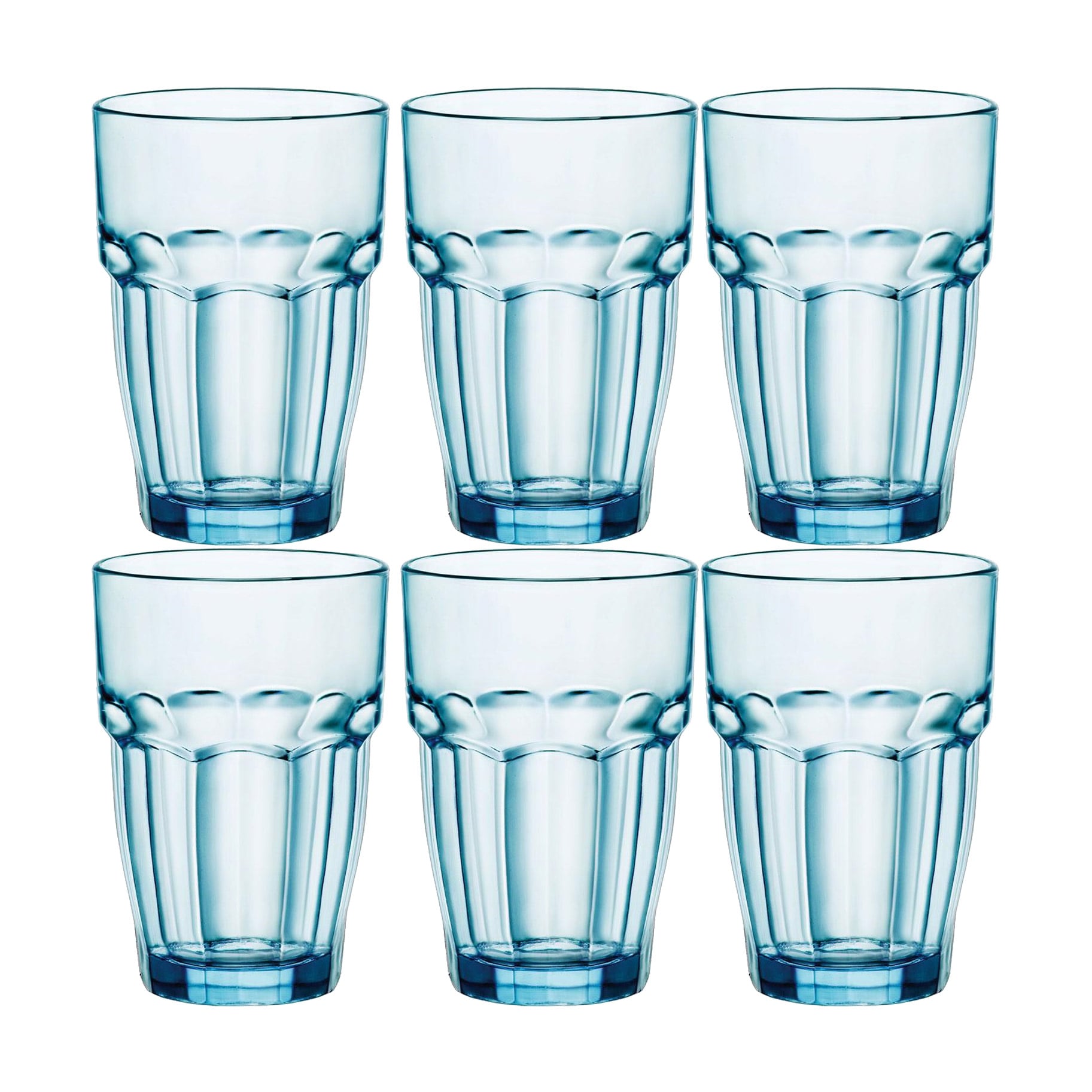 Набір склянок Bormioli Rocco Rock Bar Ice, 6*370 мл (418970B03321990/6)