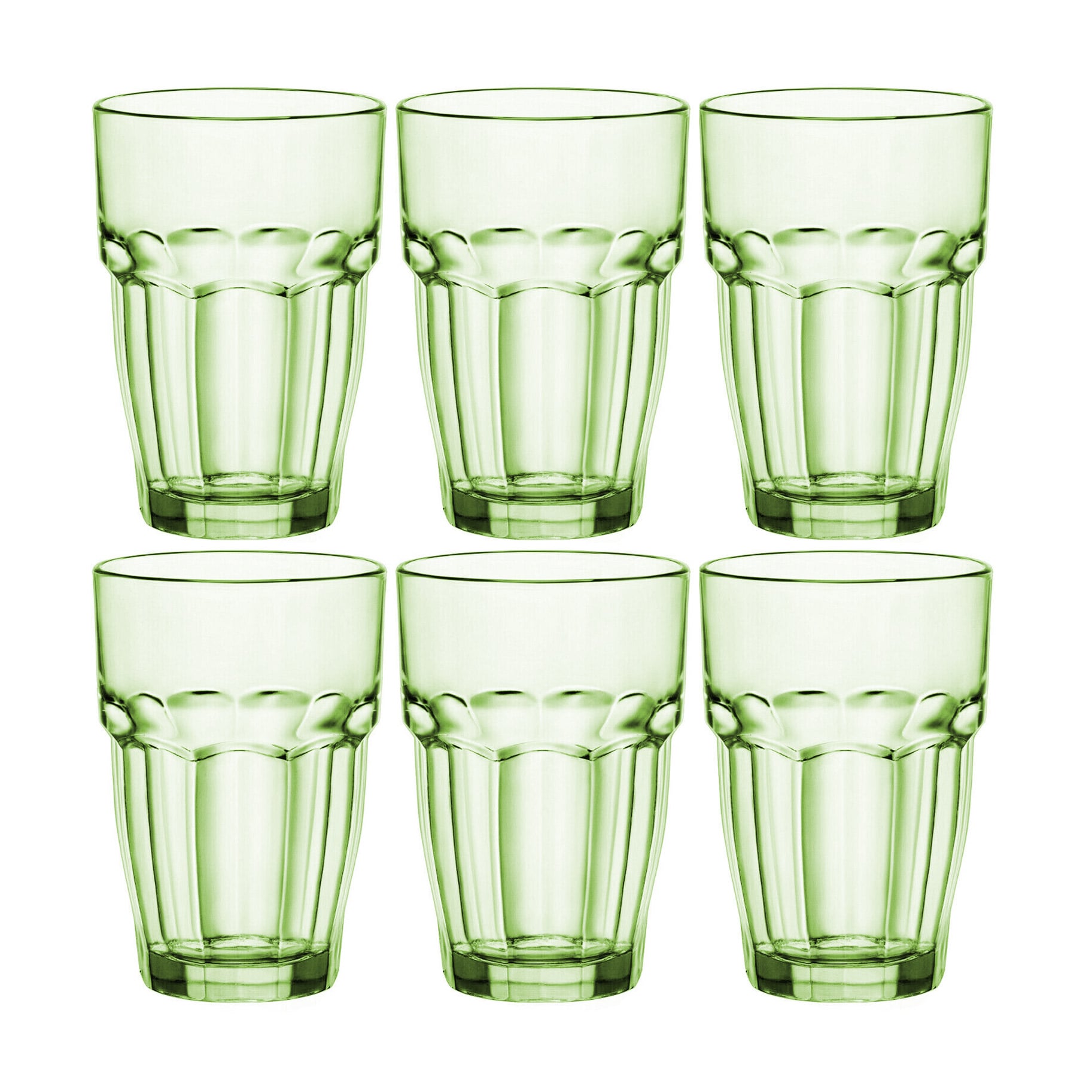 Набір склянок Bormioli Rocco Rock Bar Mint, 6*370 мл (418960B03321990/6)