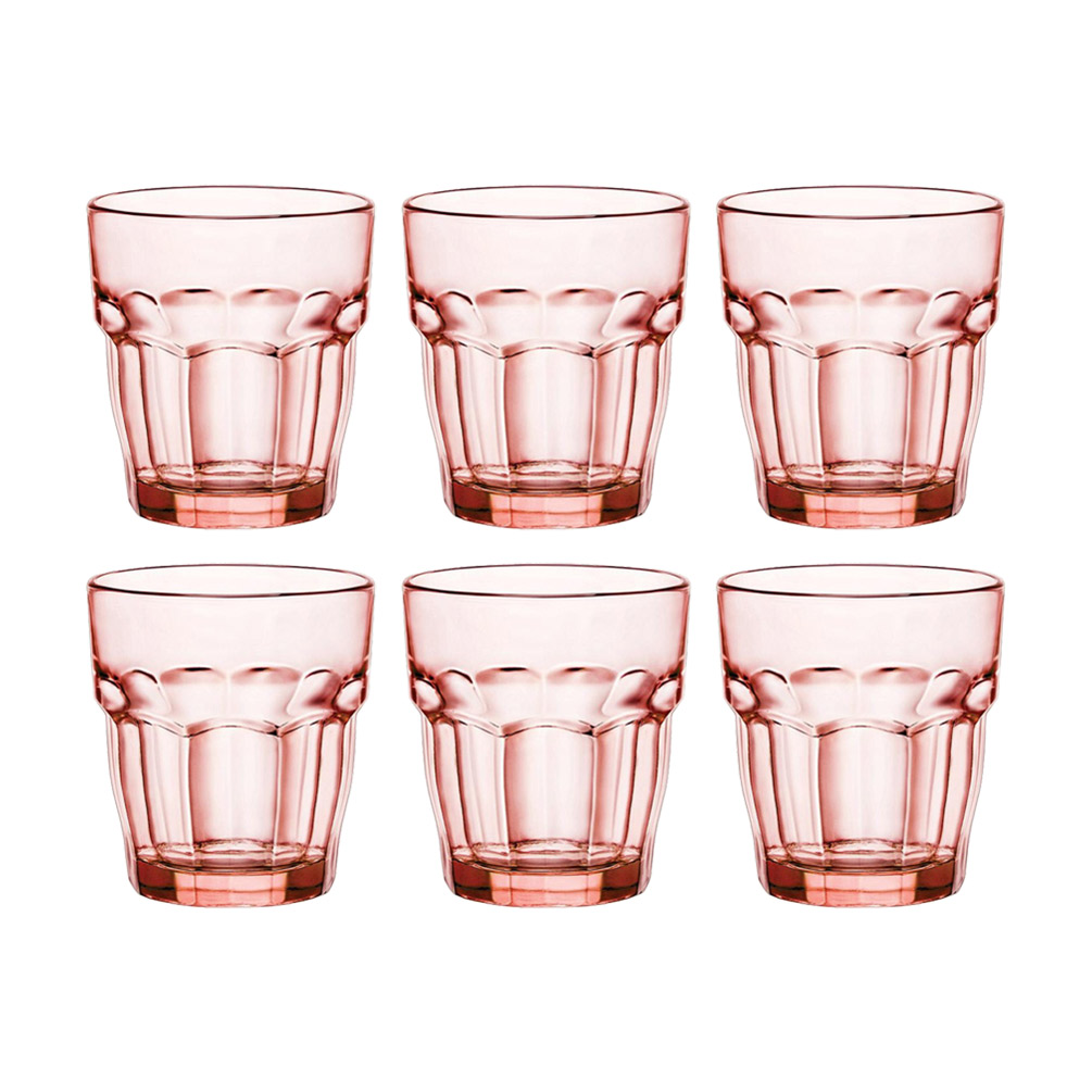 Набір склянок Bormioli Rocco Rock Bar Peach, 6*270 мл (418950B03321990/6)