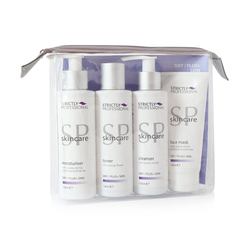 Набір Strictly Professional SP Skincare для зрілої та сухої шкіри обличчя (молочко, 150 мл + тонік, 150 мл + емульсія, 100 мл + маска, 100 мл)
